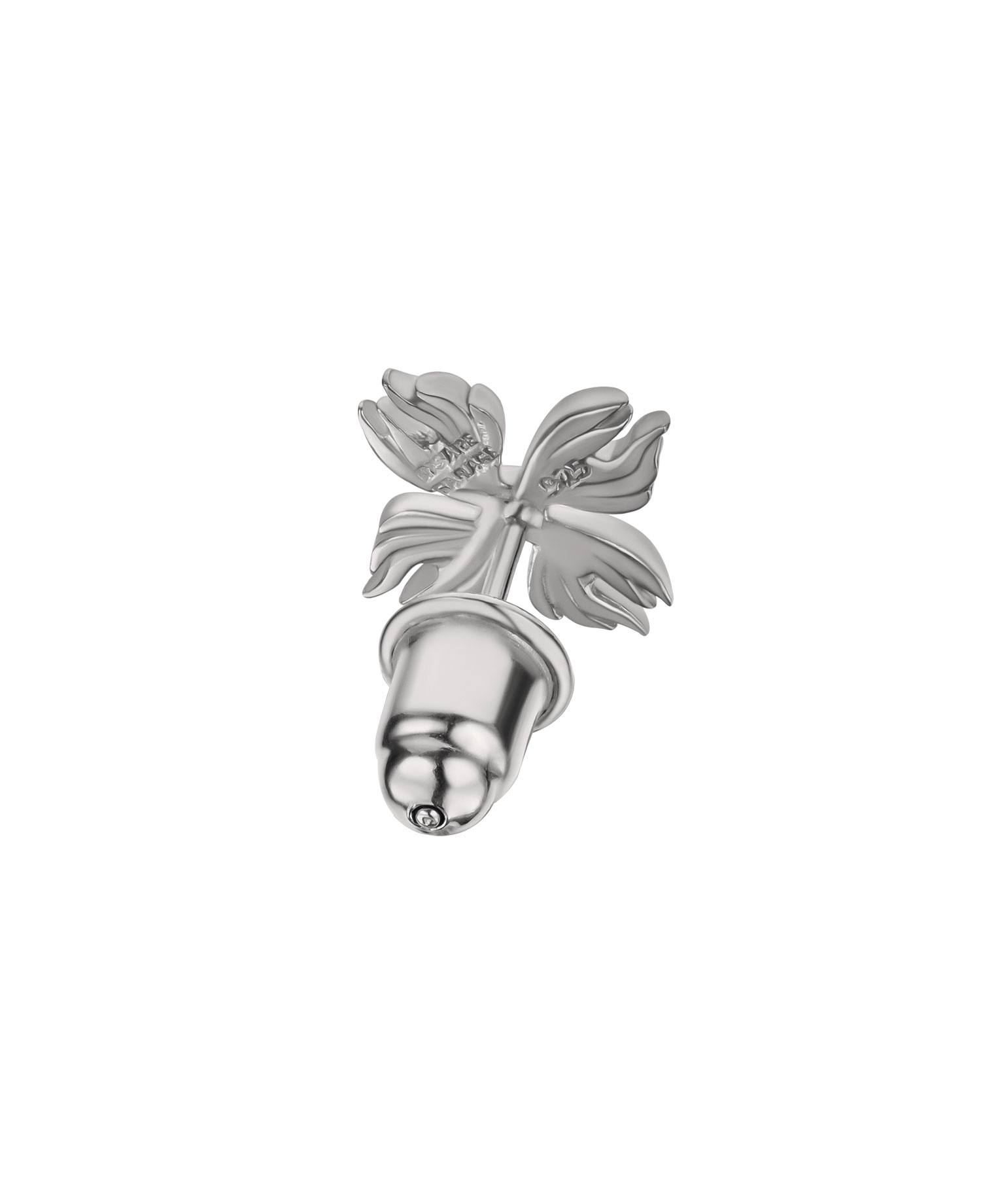 INSANE FLAME CLOVER EARRINGS_SILVER