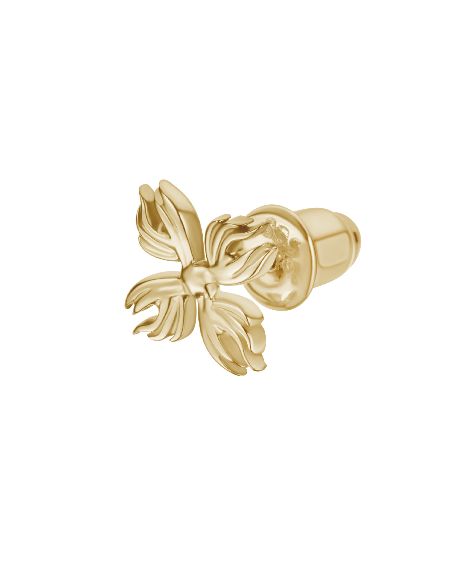 INSANE FLAME CLOVER EARRINGS_GOLD