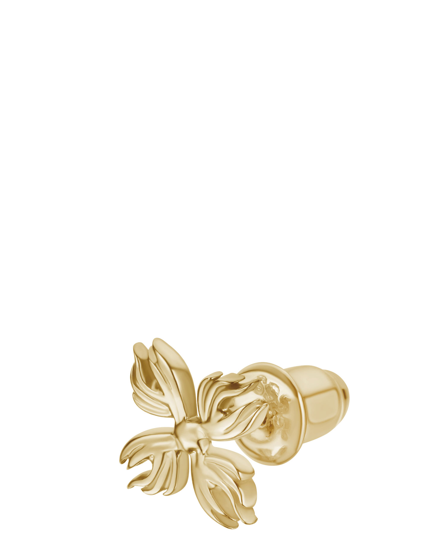 INSANE FLAME CLOVER EARRINGS_GOLD