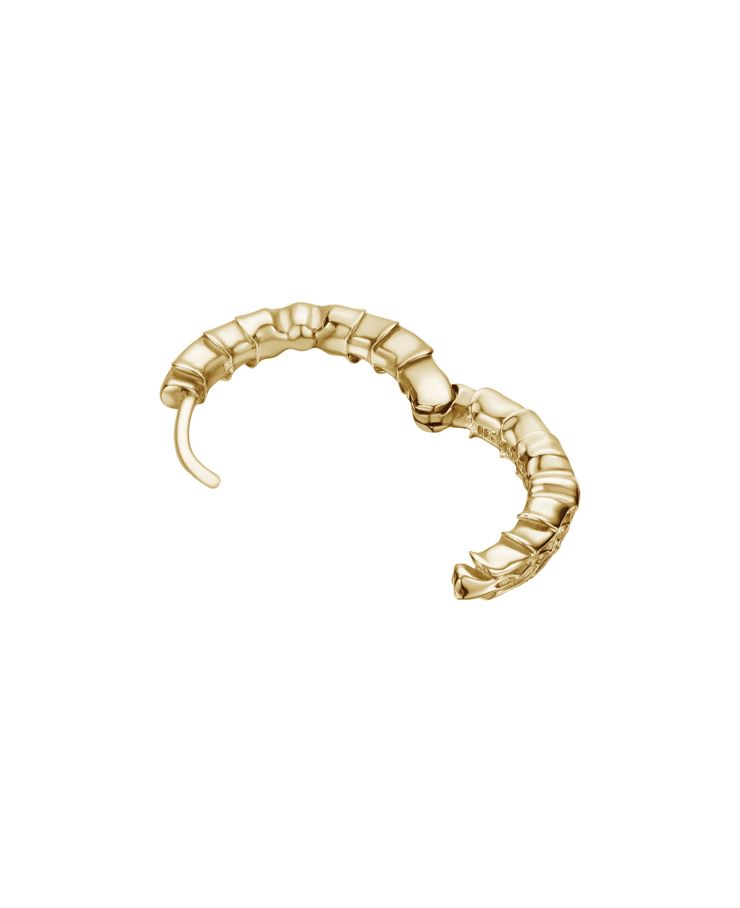 INSANE FLAME HOOP EARRINGS_GOLD
