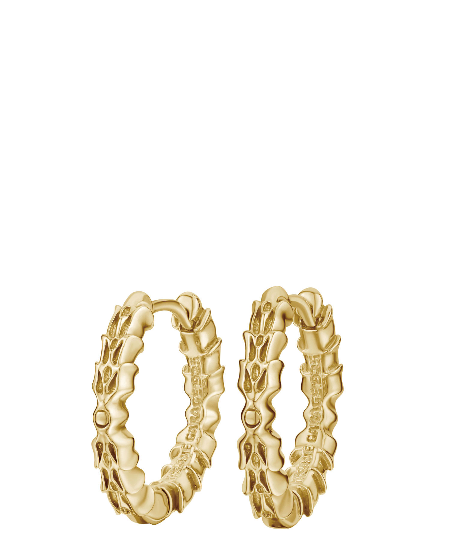 INSANE FLAME HOOP EARRINGS_GOLD