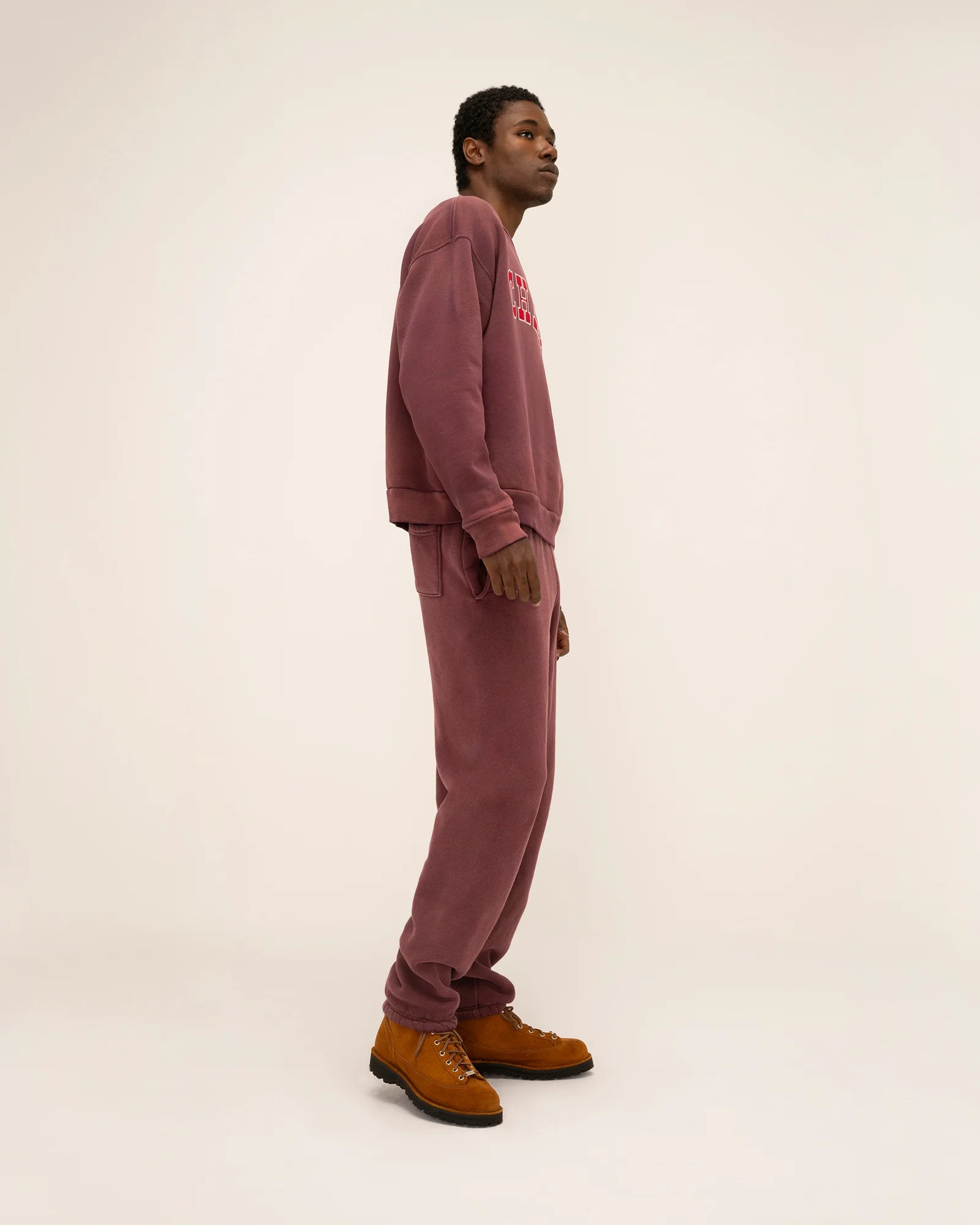 [CHERRY LA] VINTAGE ATHLETIC CREWNECK_MAROON