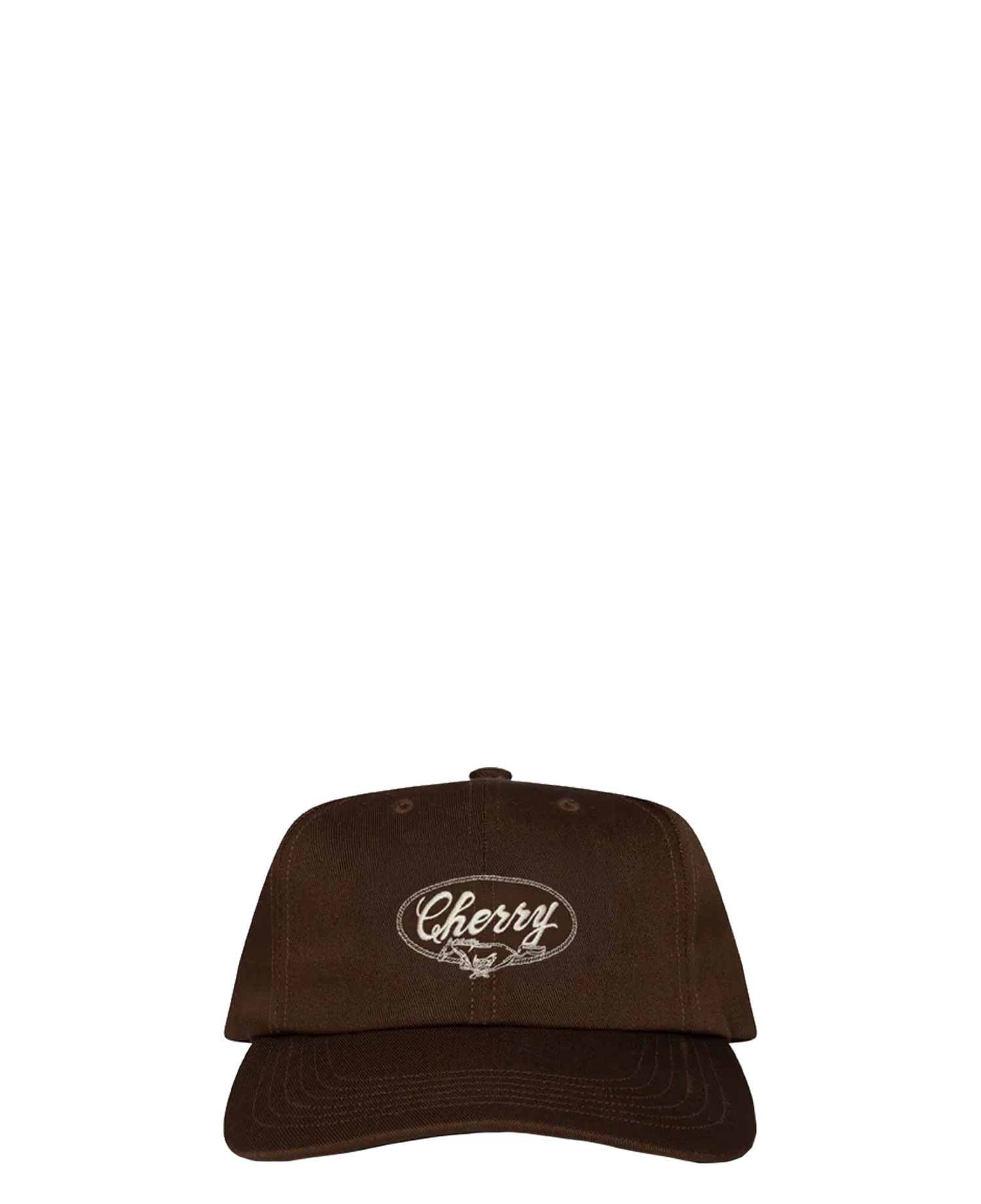 [CHERRY LA] HORSE POWER UNSTRUCTURED HAT_BROWN