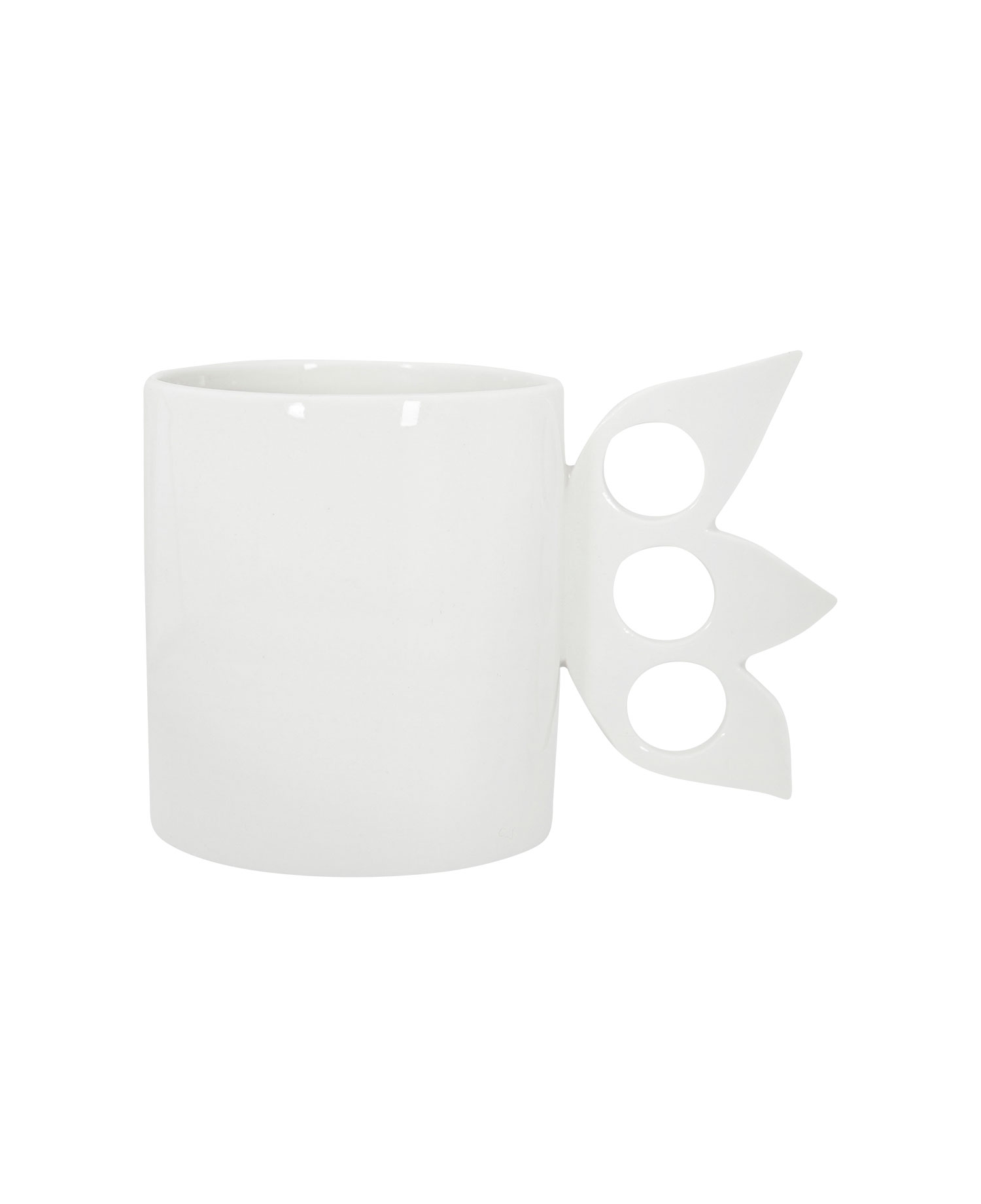 SHINIKATA BONE NUCKLE MUG_OFF WHITE