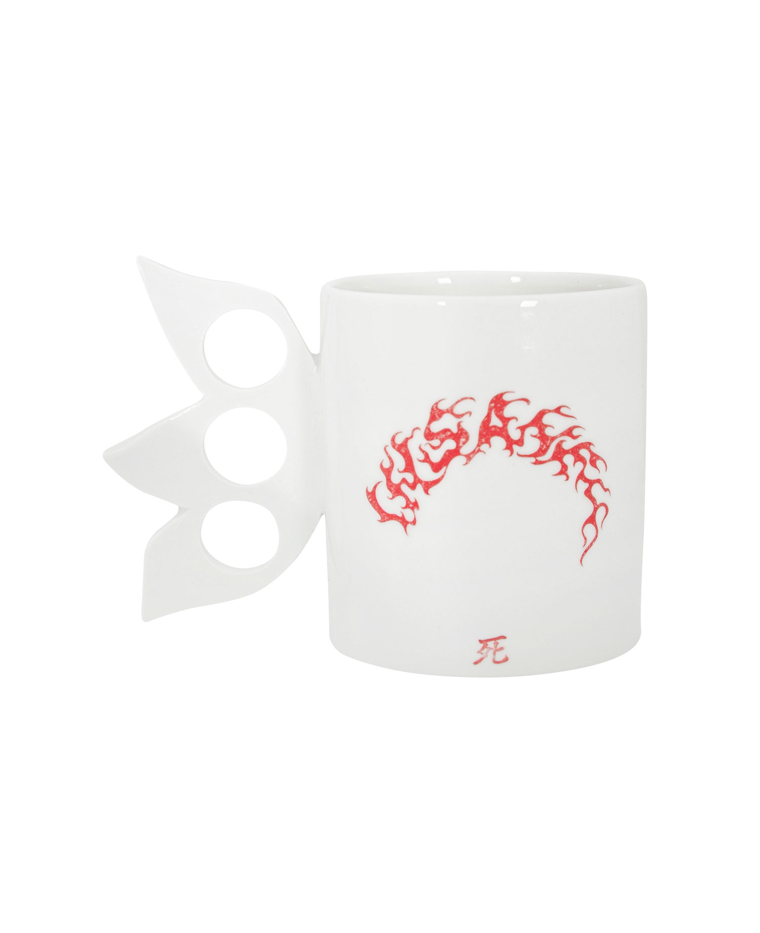 SHINIKATA FLAME NUCKLE MUG_OFF WHITE