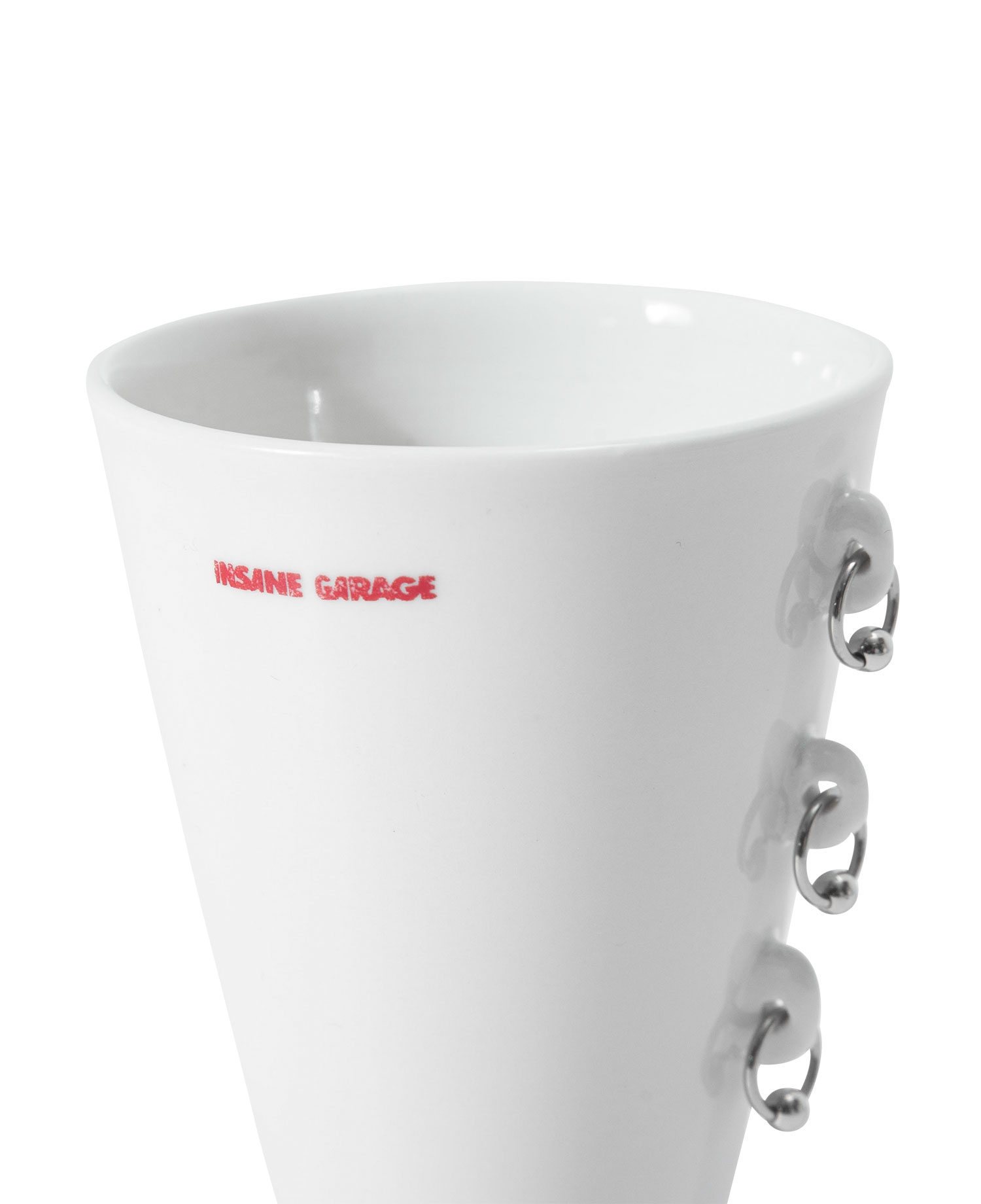 SHINIKATA MULTI-PIERCING CUP_OFF WHITE