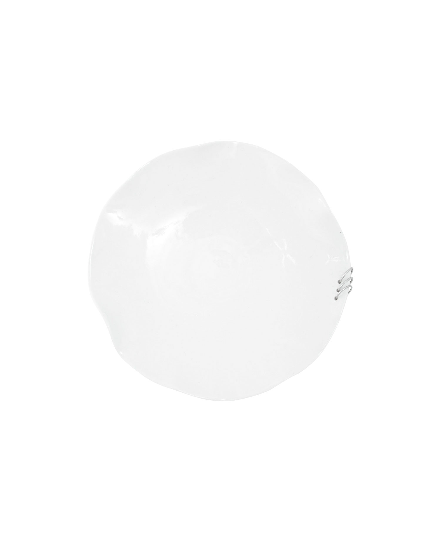 SHINIKATA FLAME PIERCING PLATE_OFF WHITE