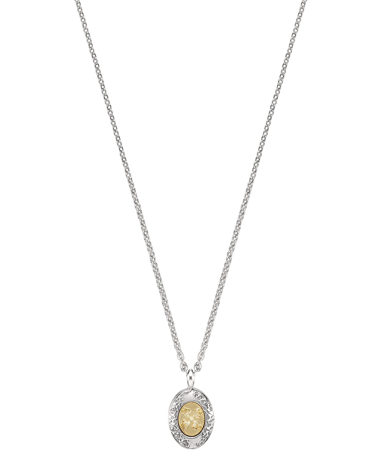 INSANE FLAME CLOVER PENDANT NECKLACE_MULTI