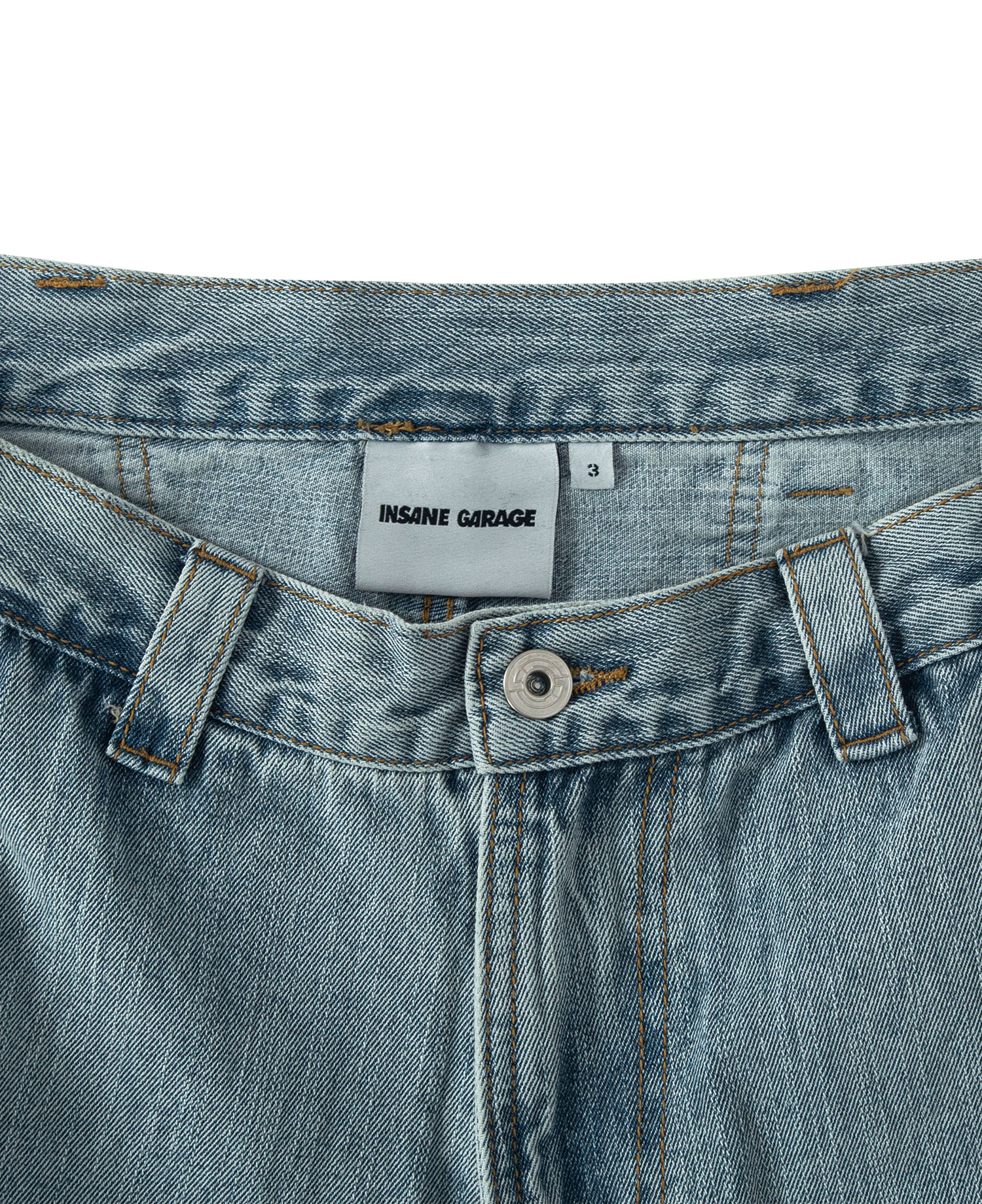 [RE-WORK] INSANE DOUBLE-KNEE WORKPANTS_LIGHT BLUE