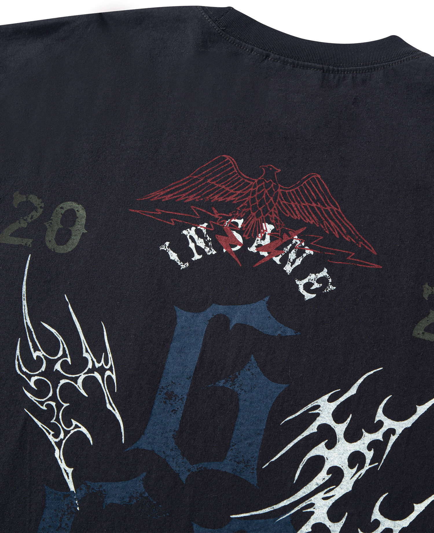 INSANE GRAPHIC POCKET LONG SLV_WASHED BLACK