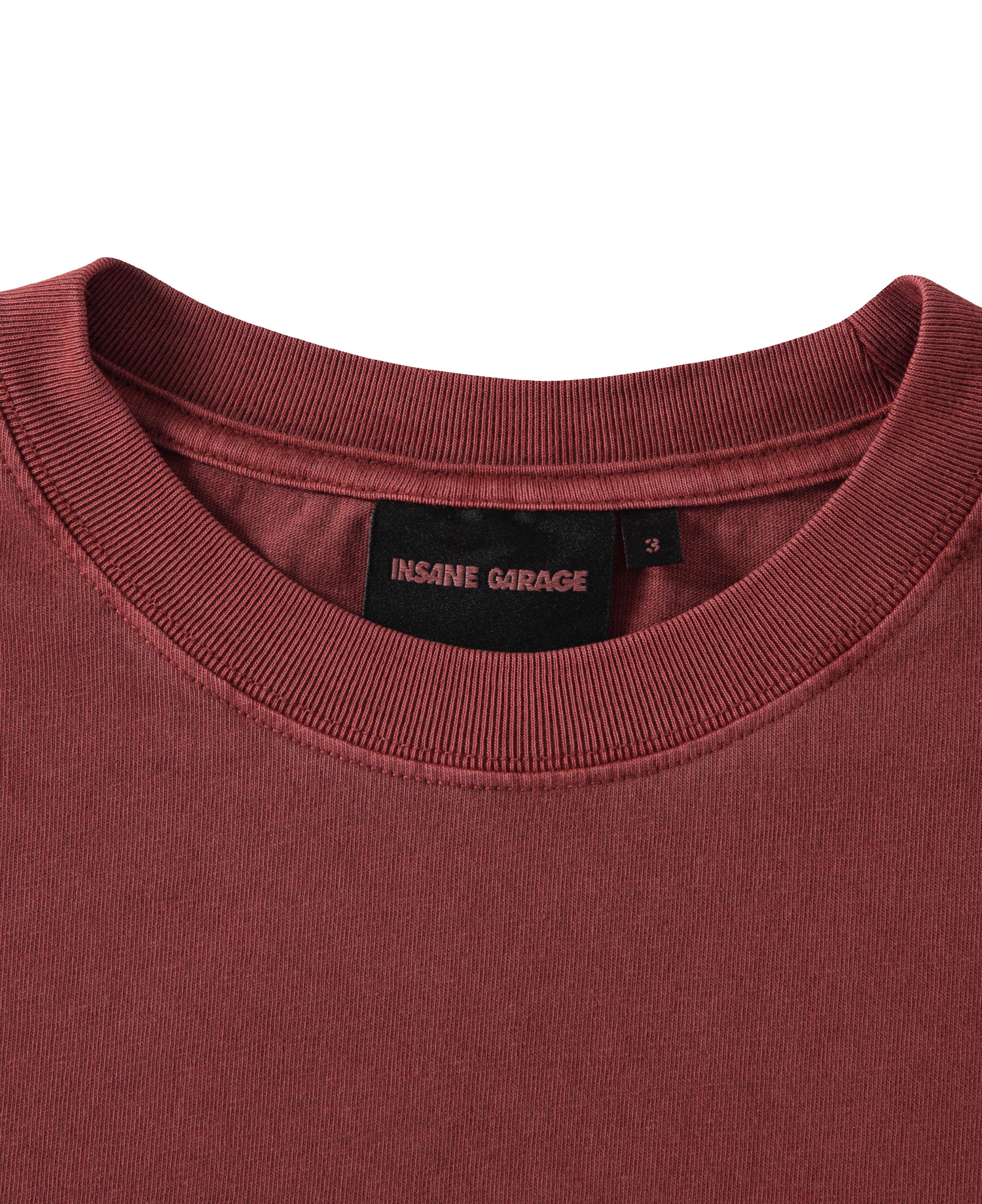INSANE GRAPHIC POCKET LONG SLV_BURGUNDY