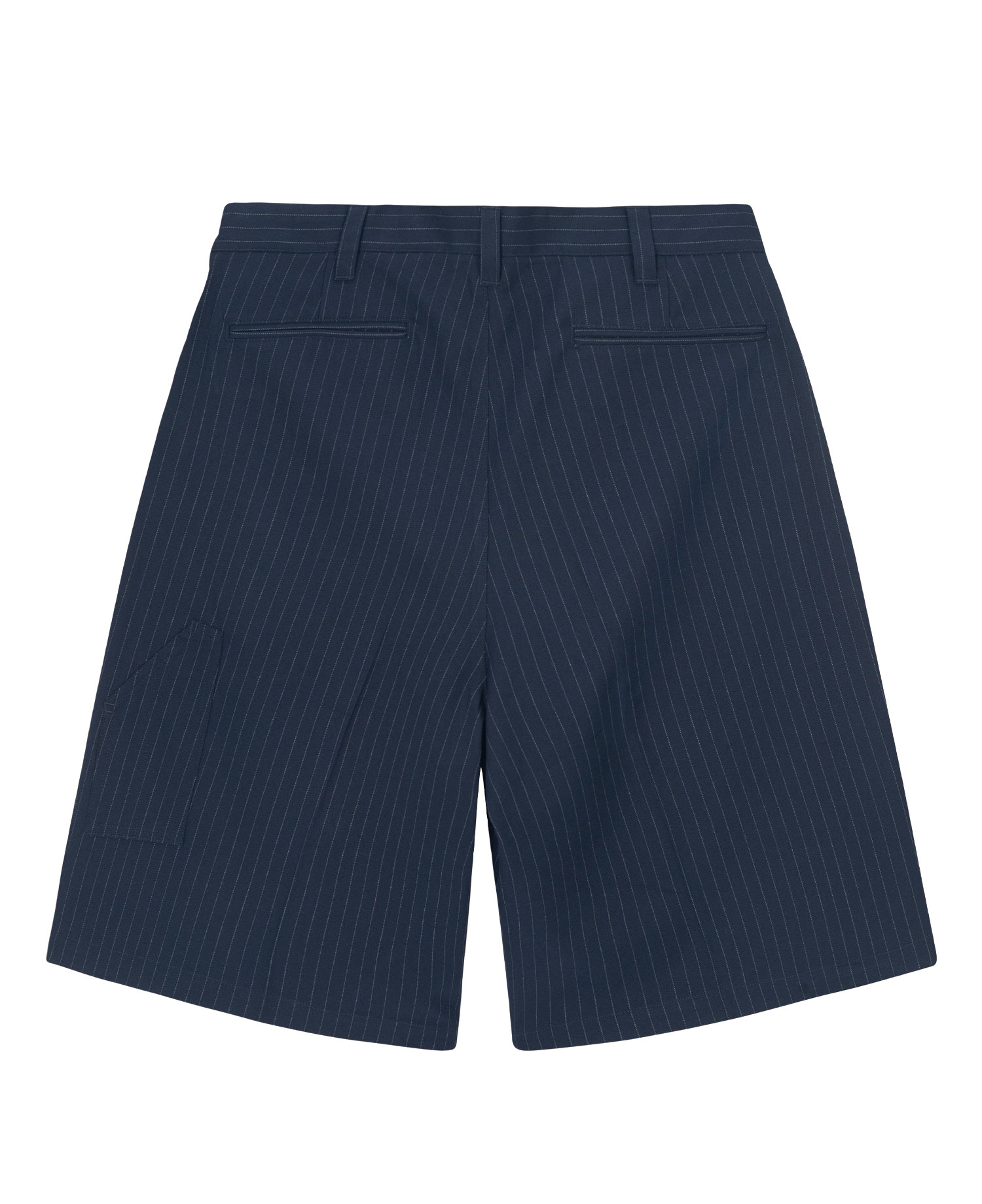 INSANE TAILORED PIN STRIPE SHORTS_NAVY