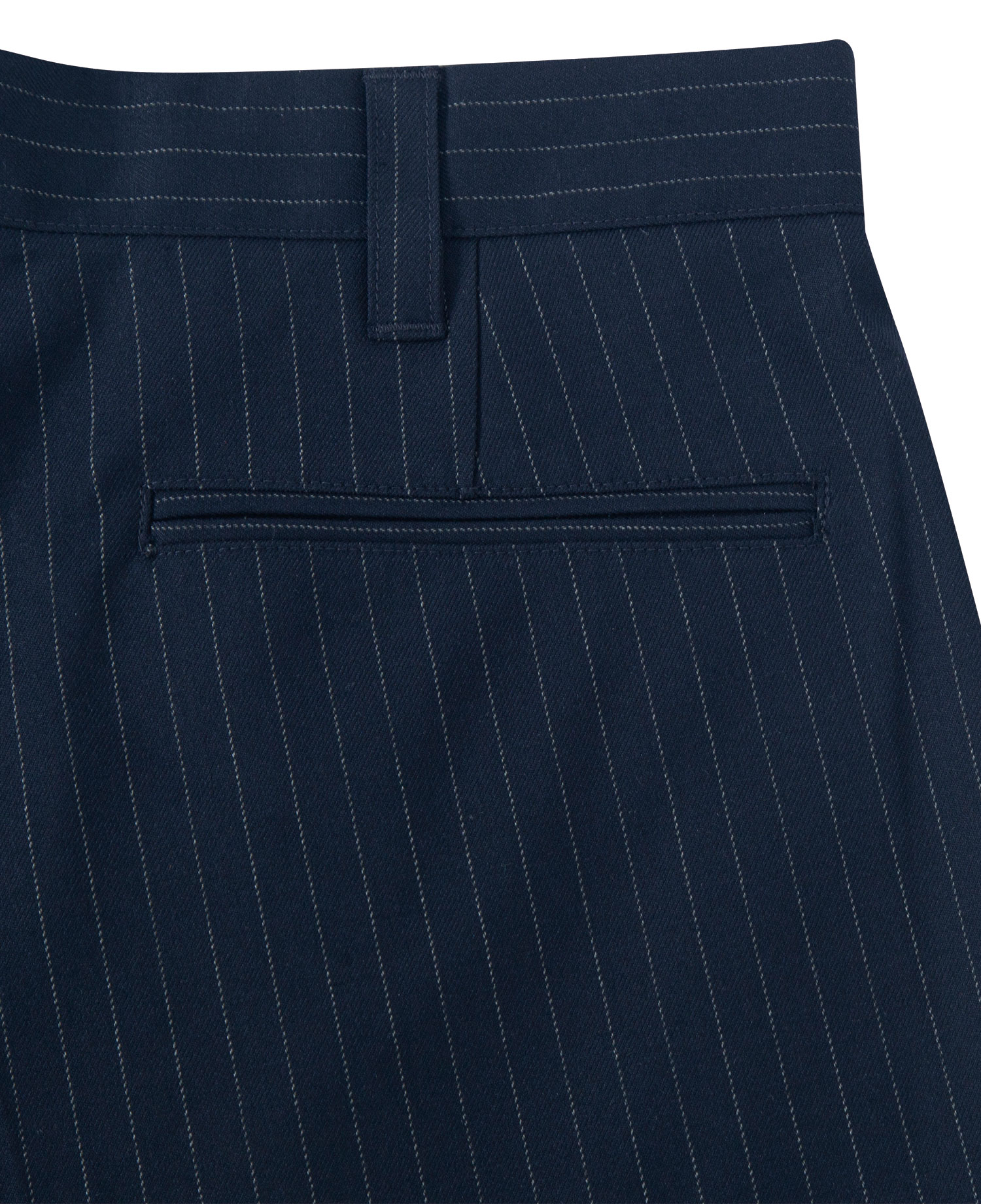 INSANE TAILORED PIN STRIPE SHORTS_NAVY
