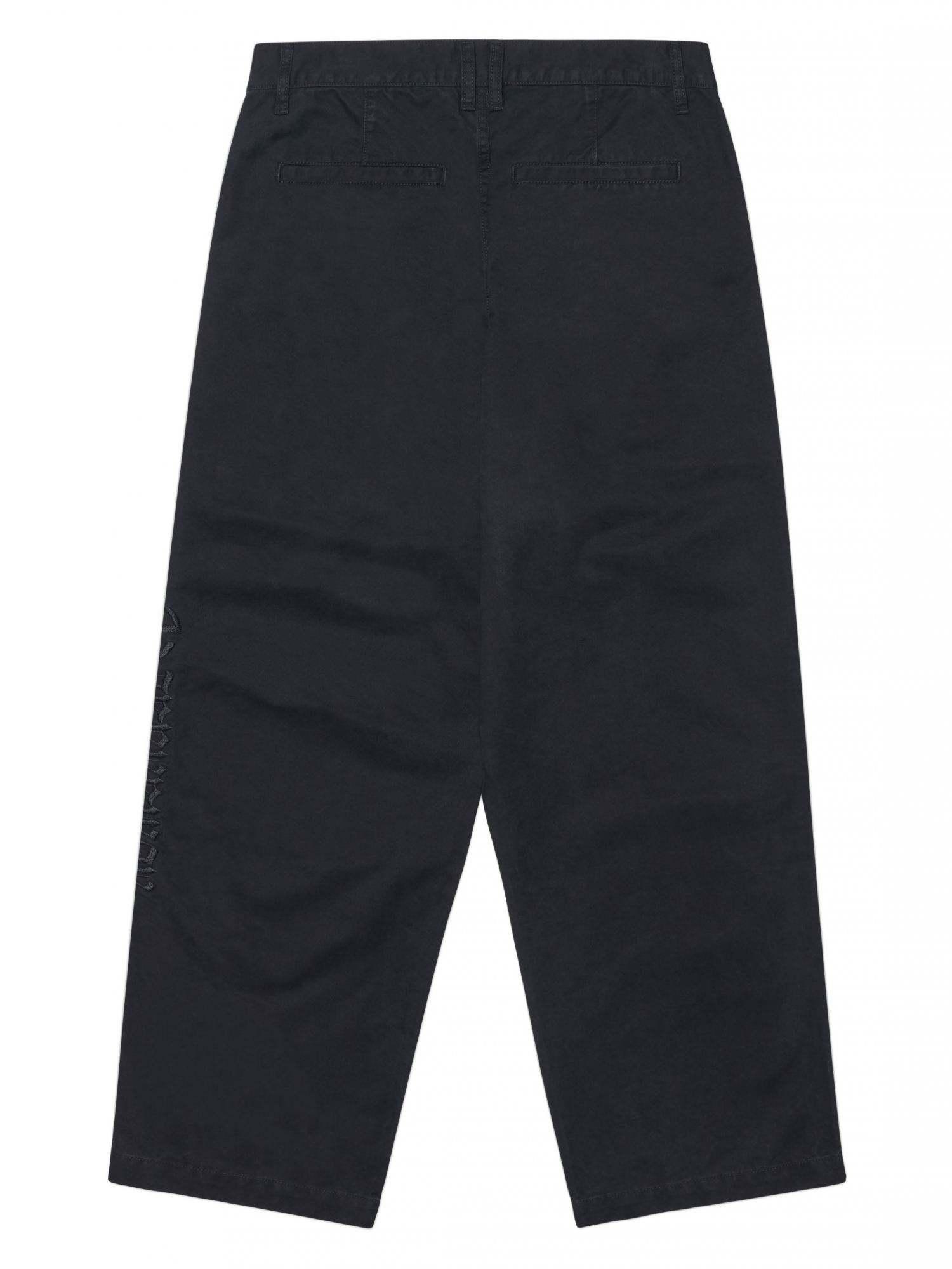 [NOMANUAL] WASHED TWO TUCK PANTS_WASHED BLACK