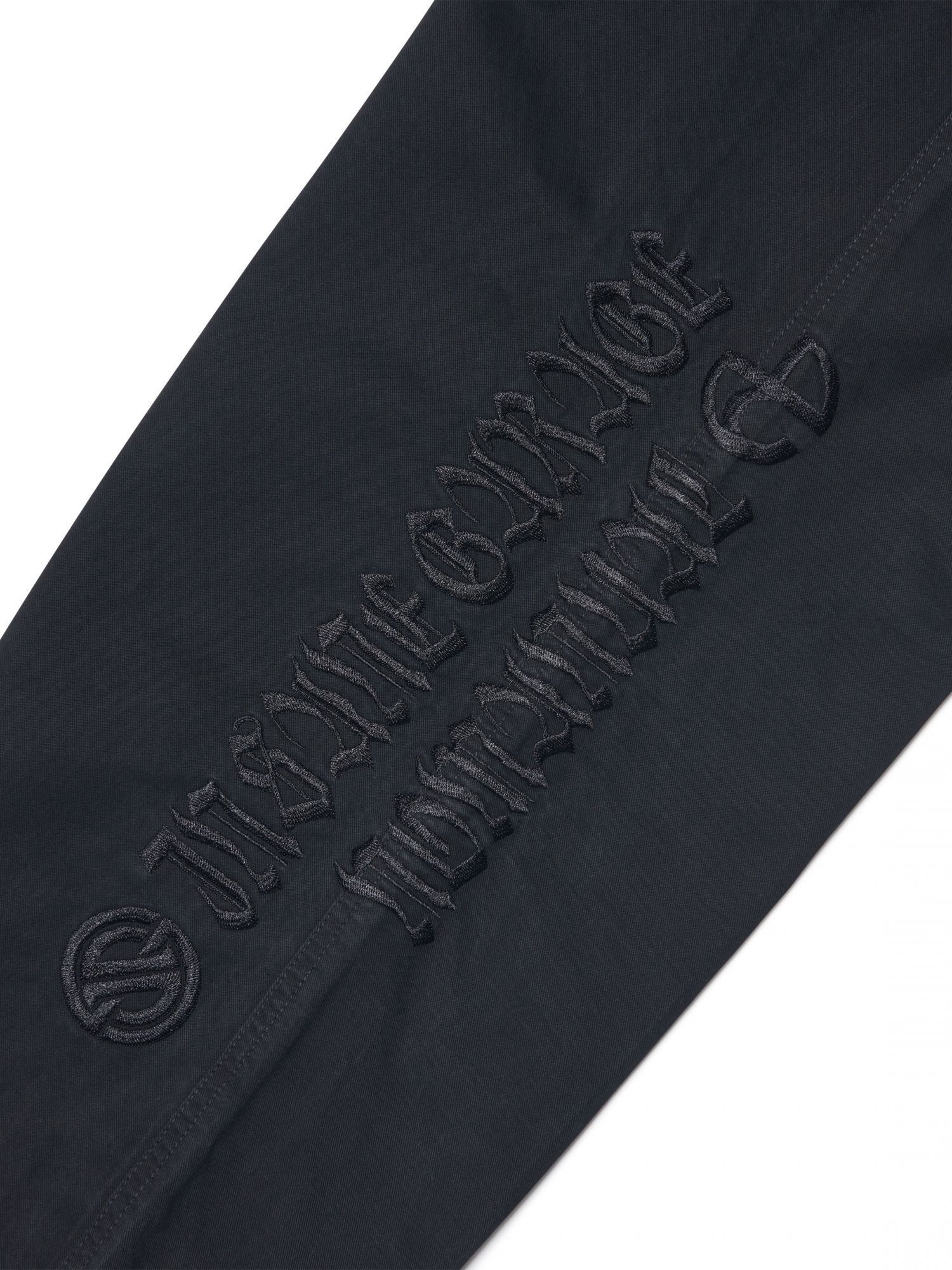 [NOMANUAL] WASHED TWO TUCK PANTS_WASHED BLACK