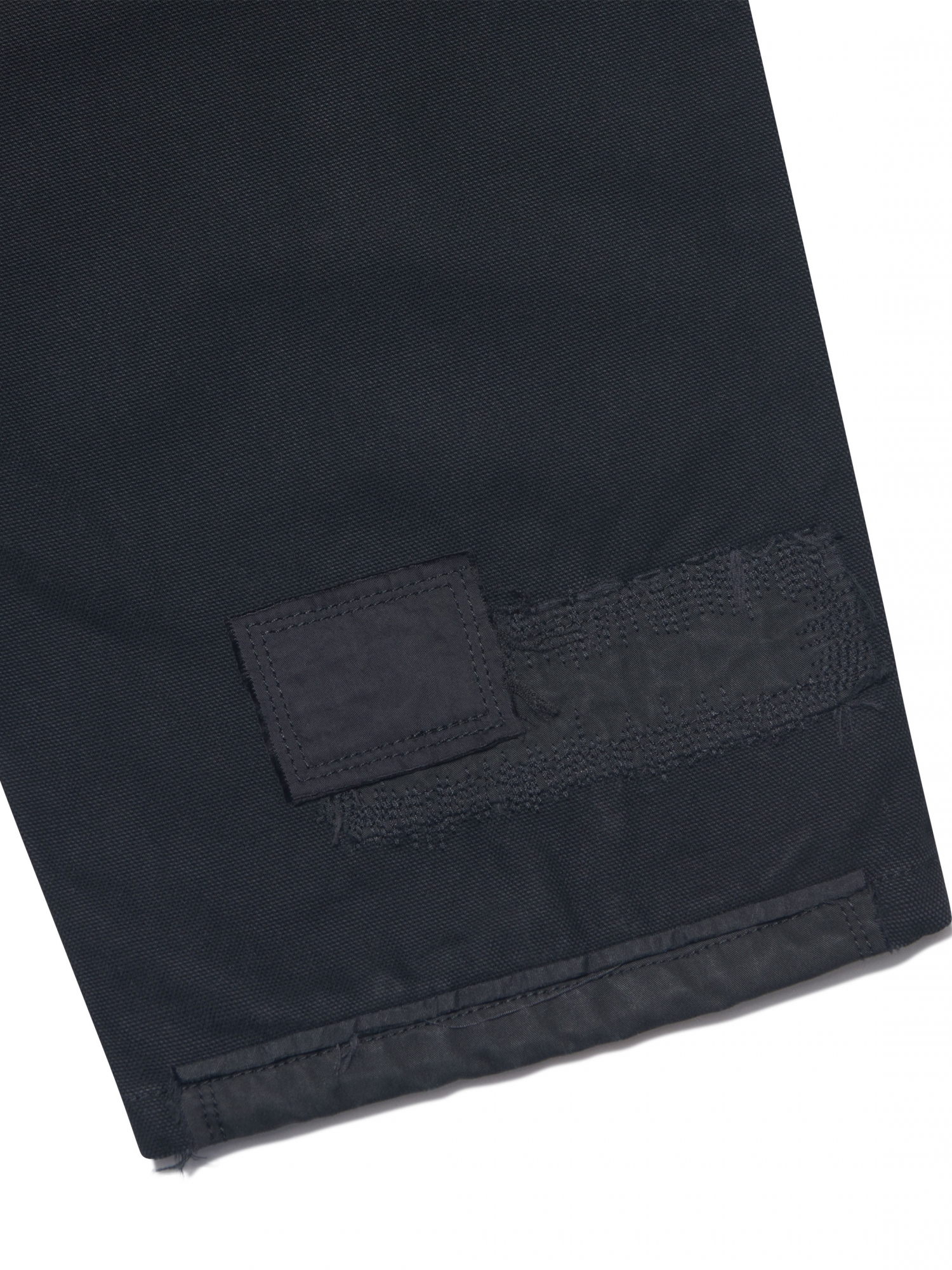 [NOMANUAL] VTG DAMAGED WORK PANTS_WASHED BLACK