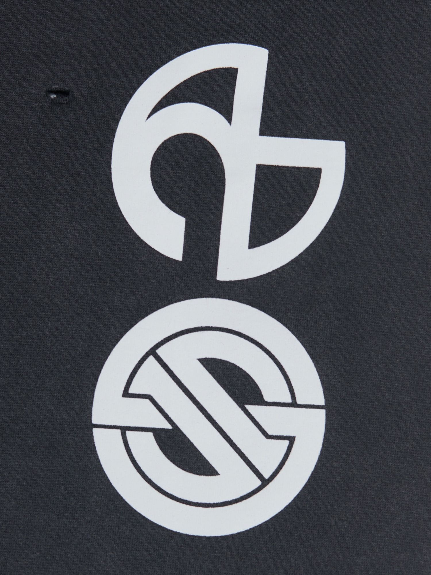 [NOMANUAL] DAMAGED T-SHIRT_WASHED BLACK