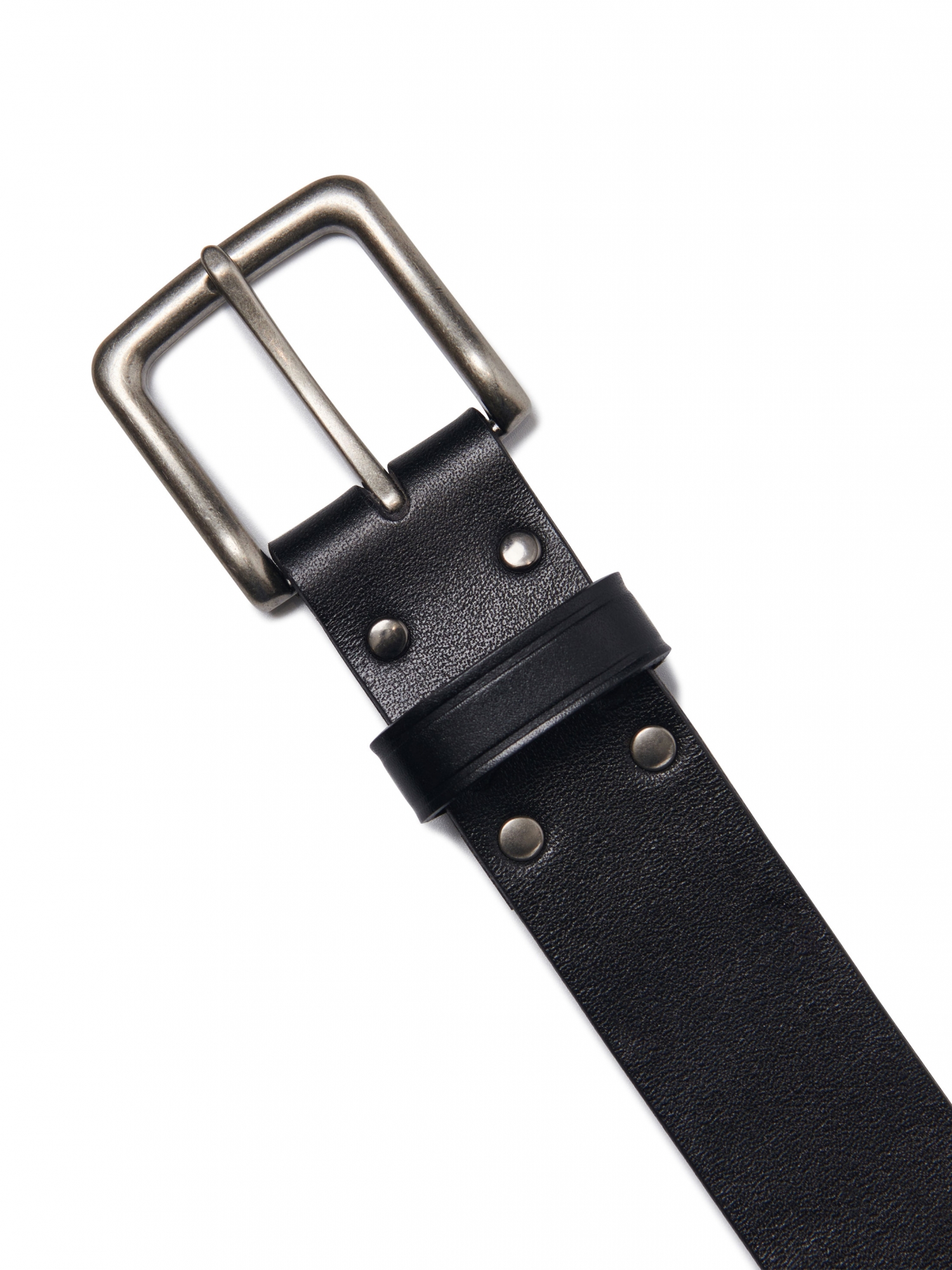 [NOMANUAL] EYELET STUDDED BELT_BLACK