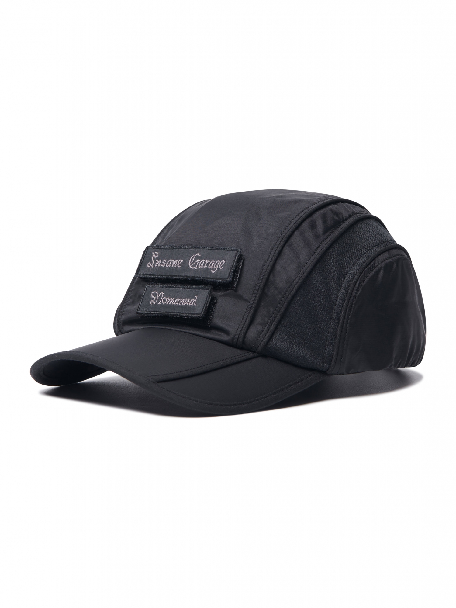 キャップ NOMANUAL X INSANE GARAGE PATCHED SPORT CAP 5FT2353 INSANE GARAGE | [NOMANUAL] PATCHED SPORT CAP_BLACK