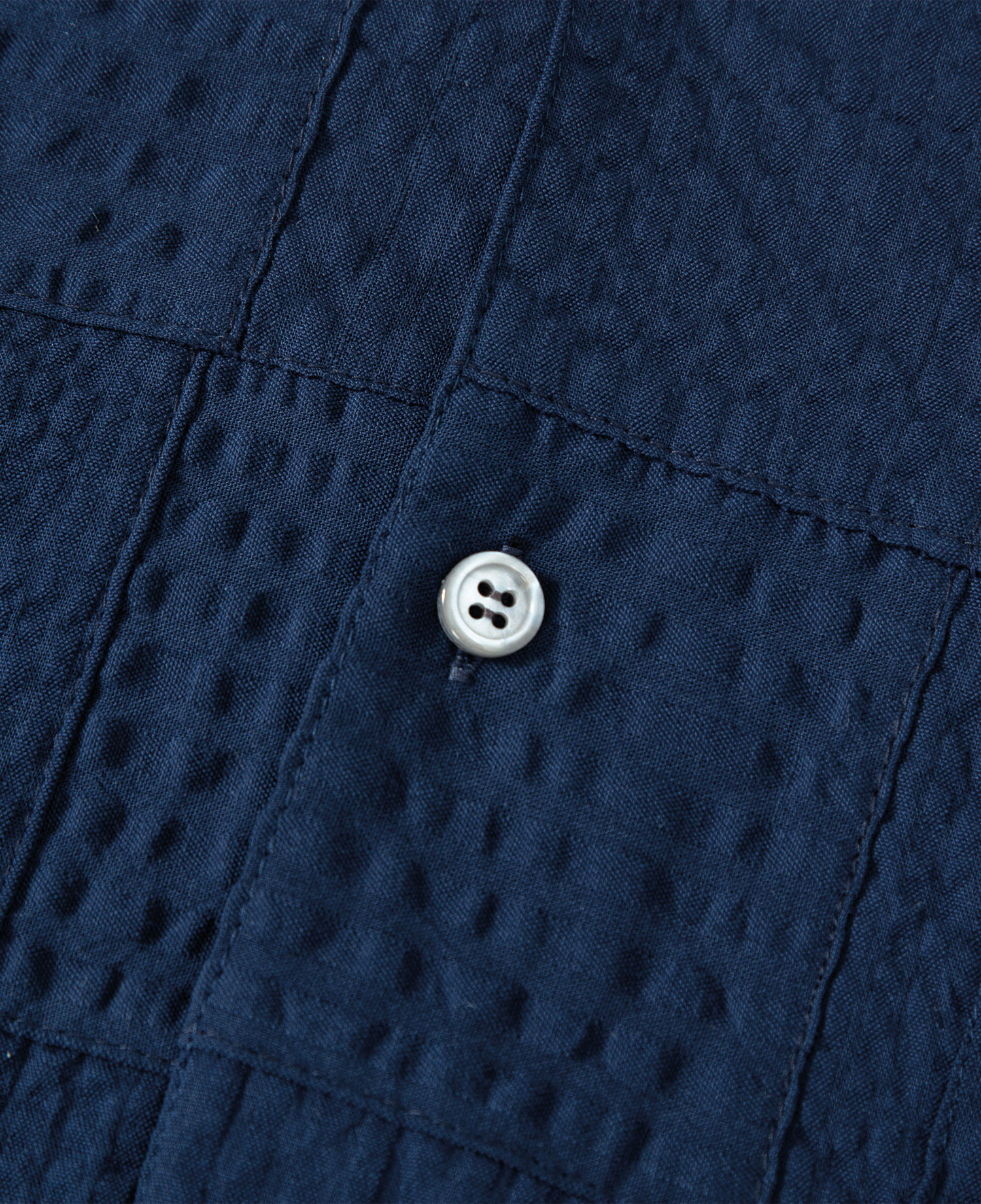 INSANE PATCH-WORK SEERSUCKER HALF SLV SHIRT_BLUE