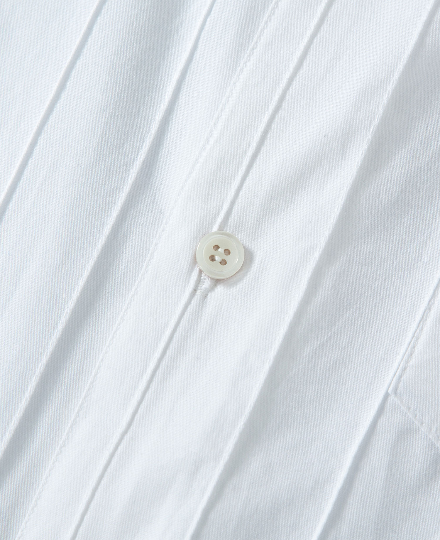 INSANE PINTUCKED HALF SLV SHIRT_WHITE
