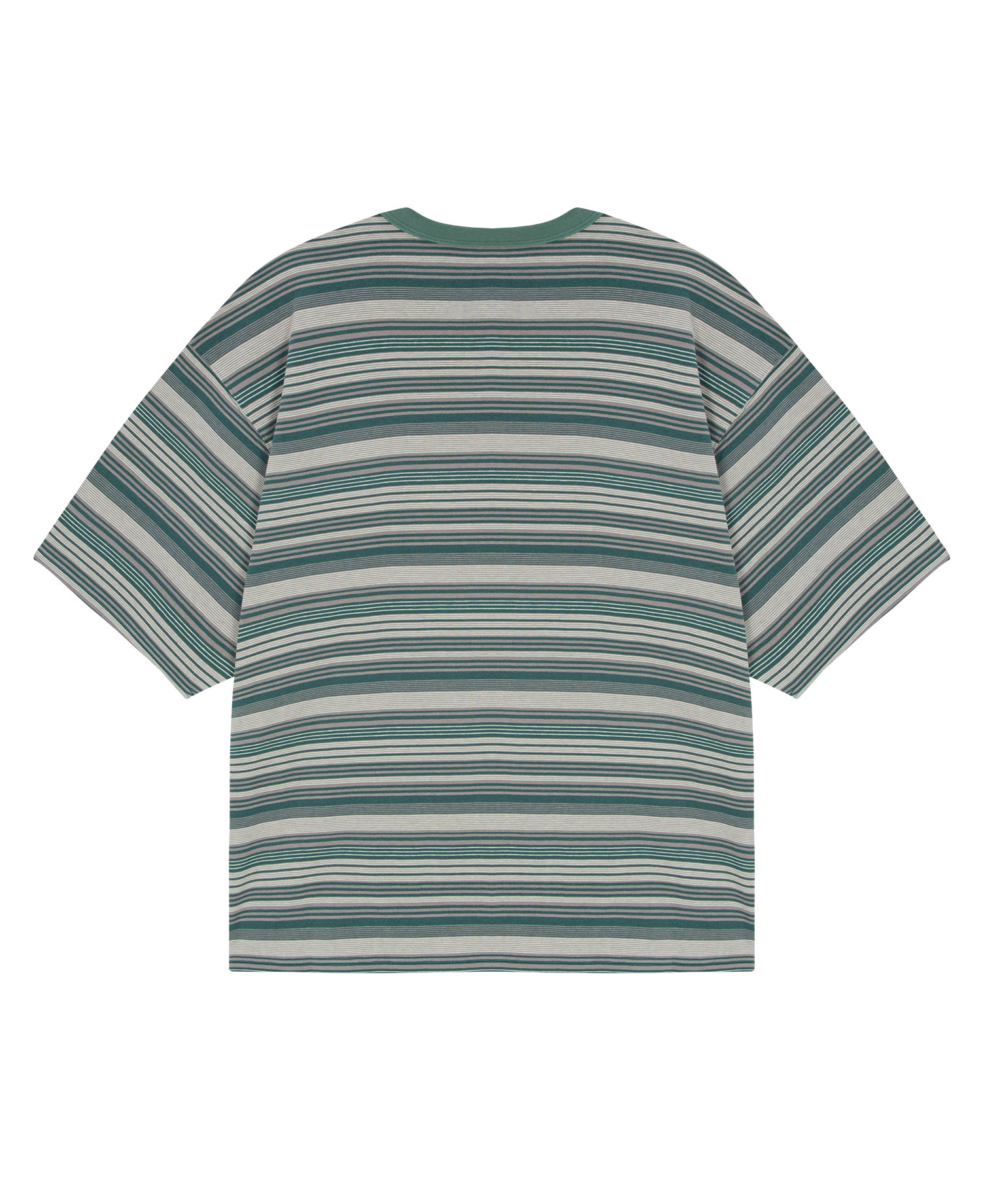 INSANE STRIPE POCKET T-SHIRT_KHAKI