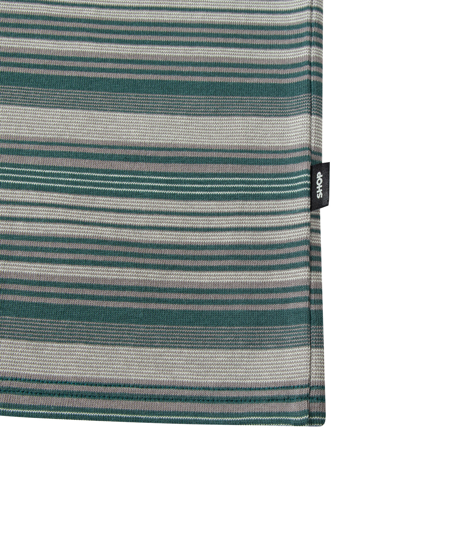 INSANE STRIPE POCKET T-SHIRT_KHAKI
