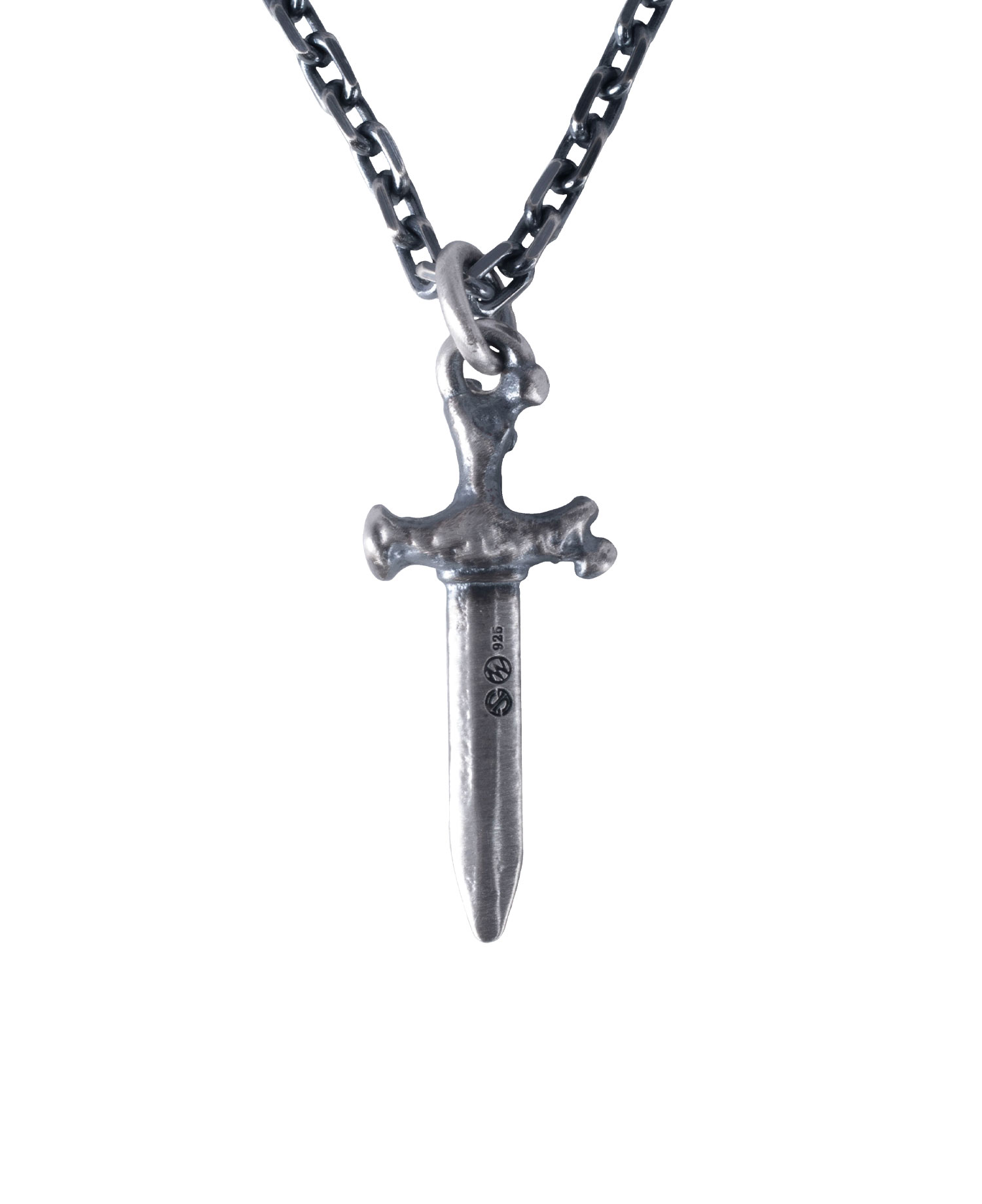 [JOSILVER] BONE SWORD NECKLACE