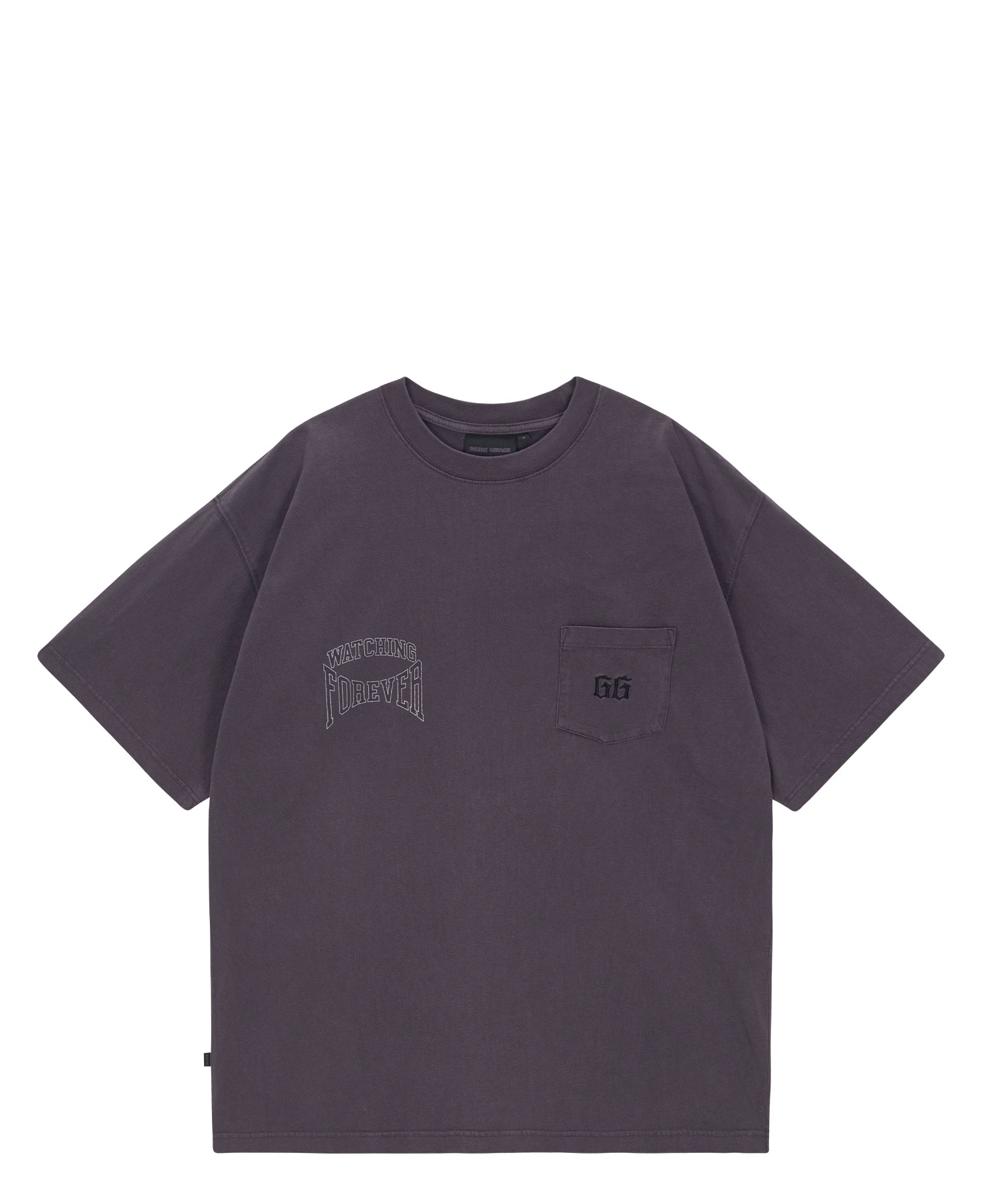 INSANE GRAPHIC POCKET T-SHIRT_PURPLE