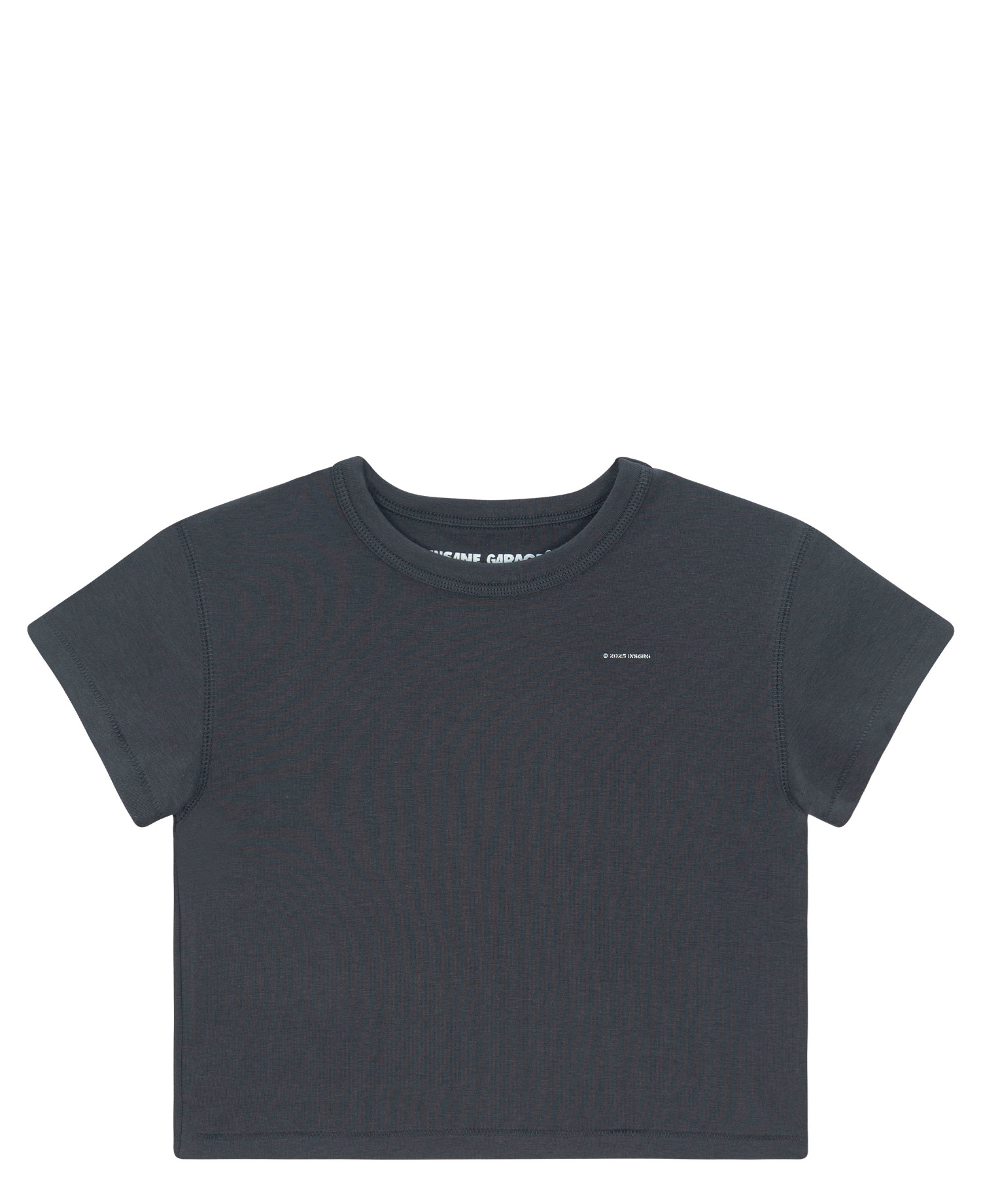 INSANE BABY CROP T-SHIRT_WASHED BLACK