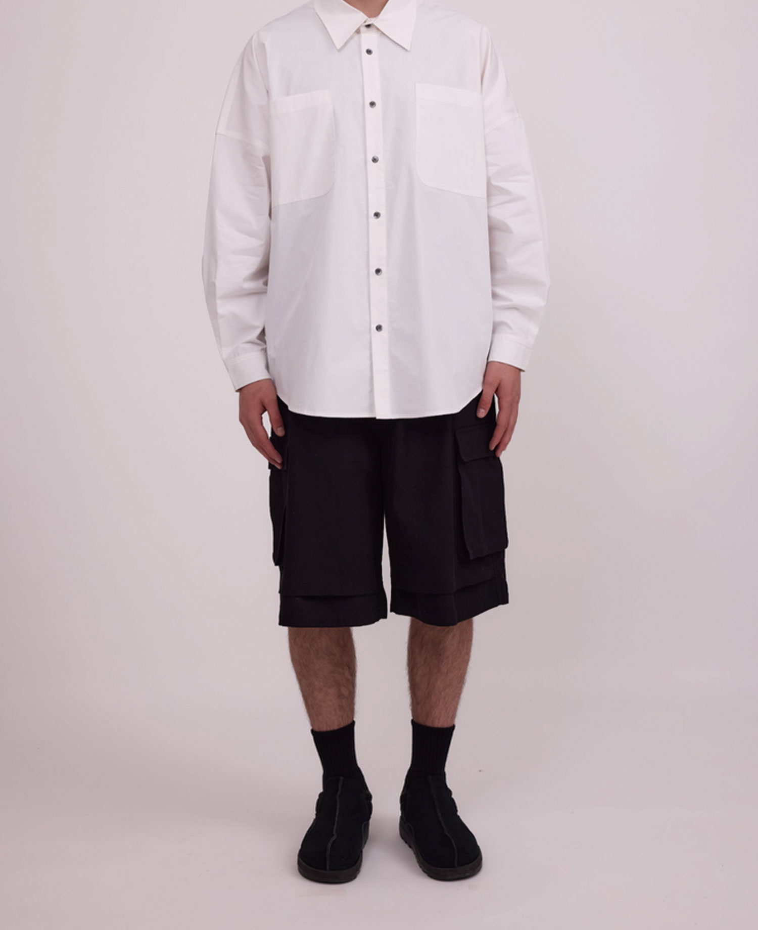 SWELL CARGO SHORTS_BLACK
