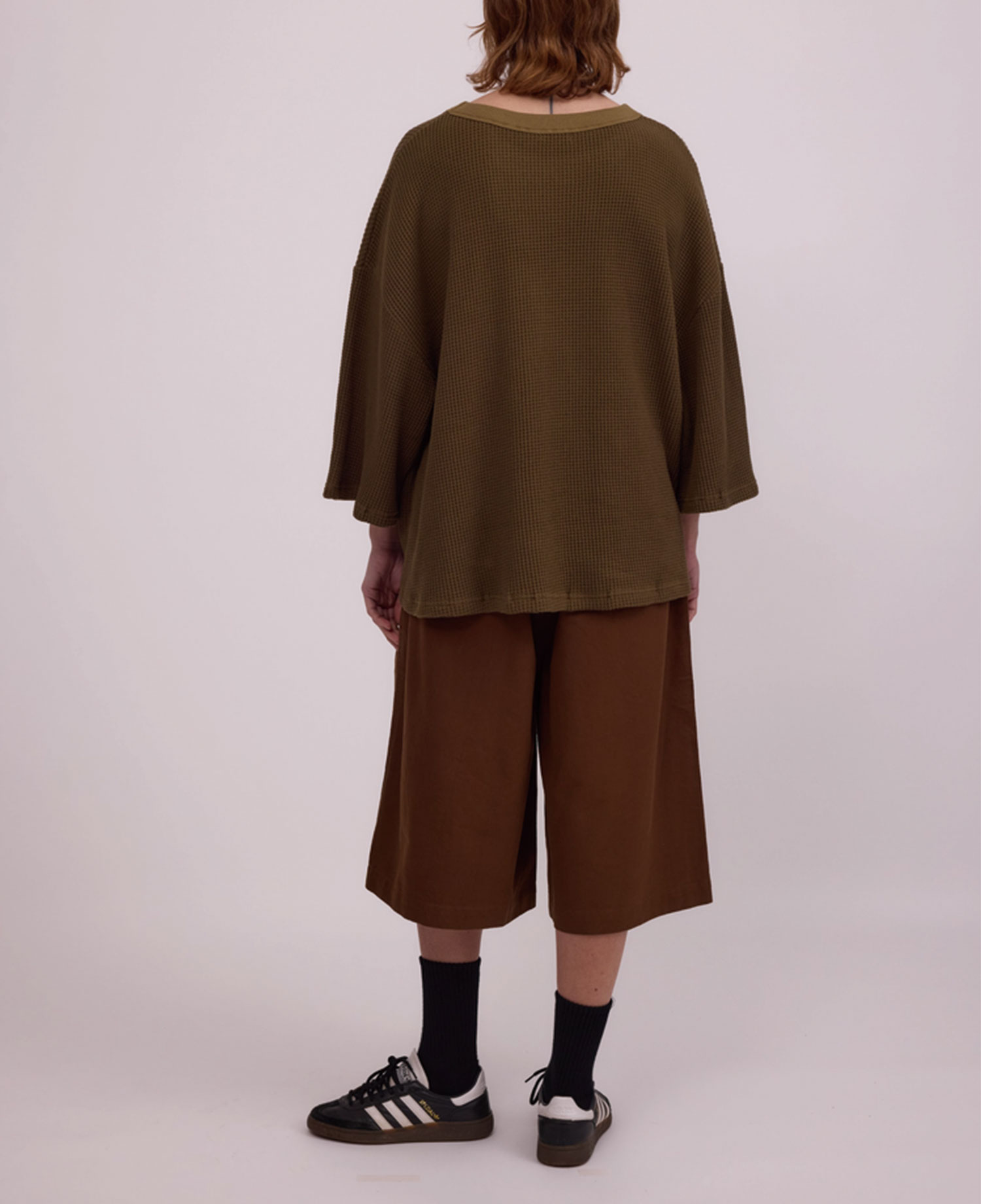 HAKAMA SHORTS_BROWN