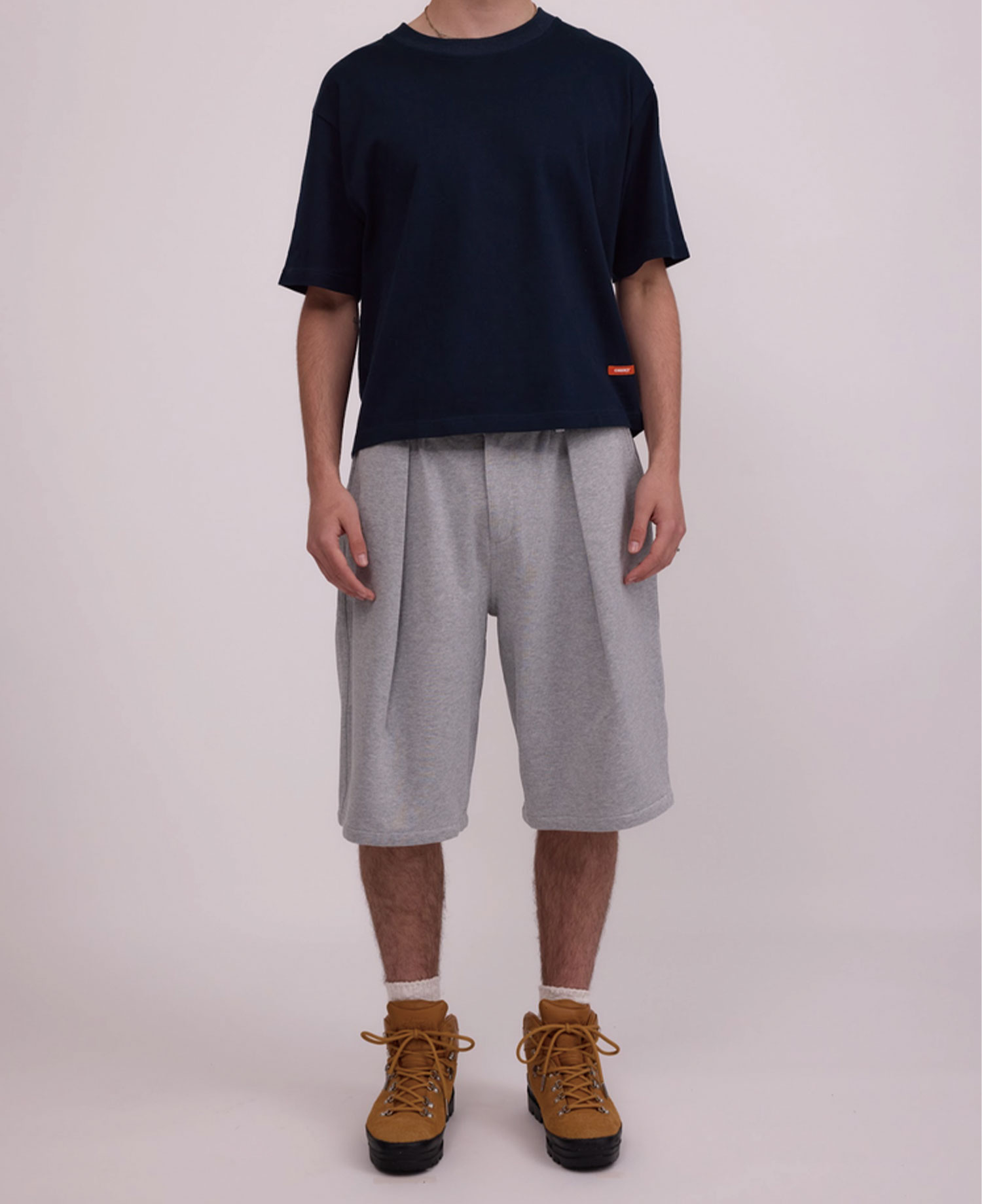 HAKAMA SHORTS_ATHLETIC GREY TERRY