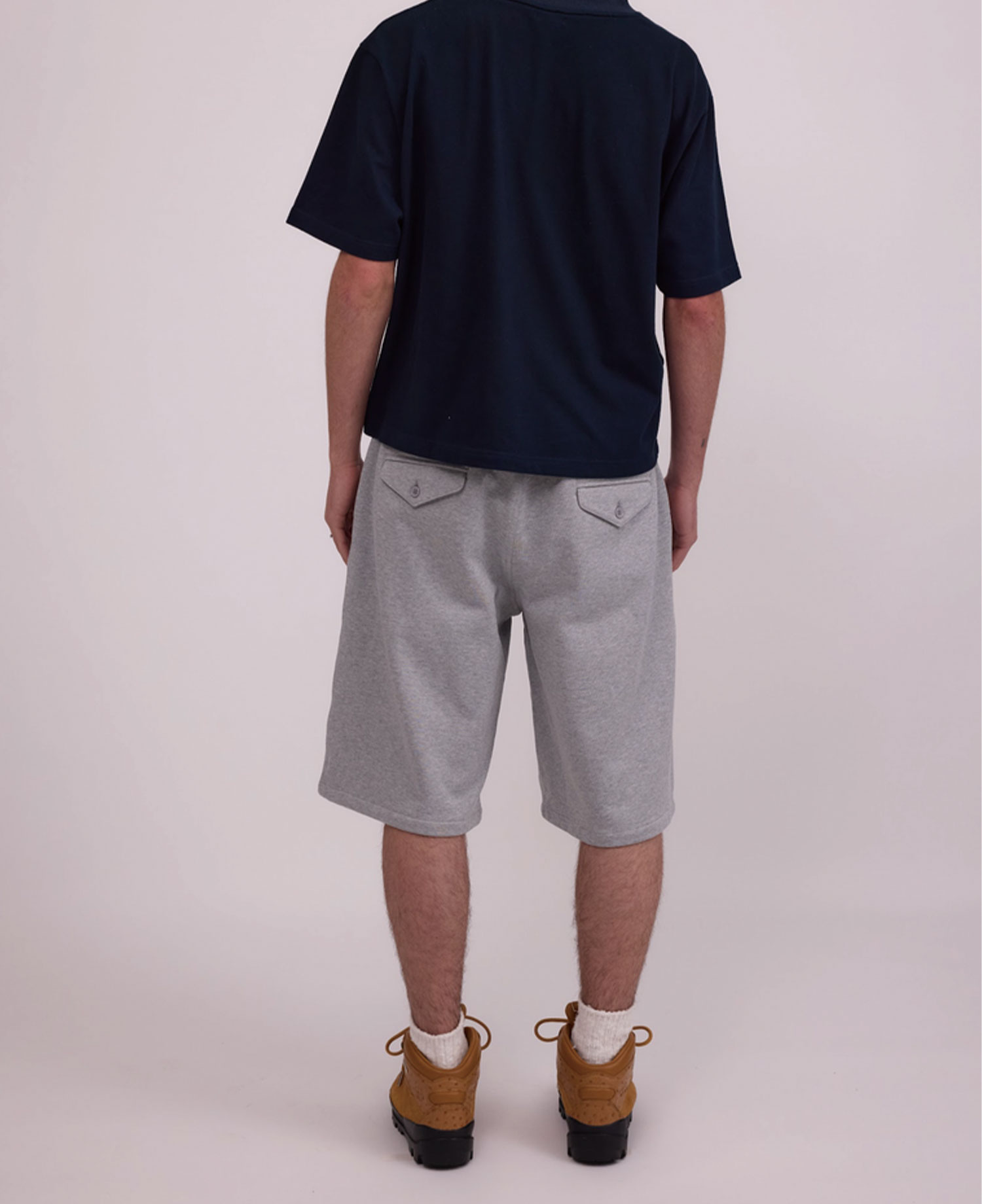 HAKAMA SHORTS_ATHLETIC GREY TERRY