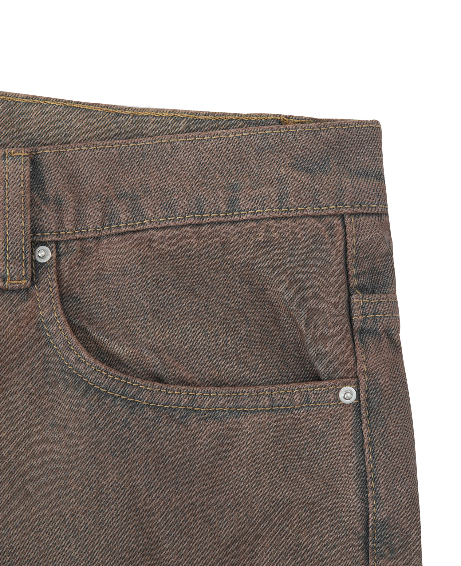 ROOTS JEANS_BROWN BLACK