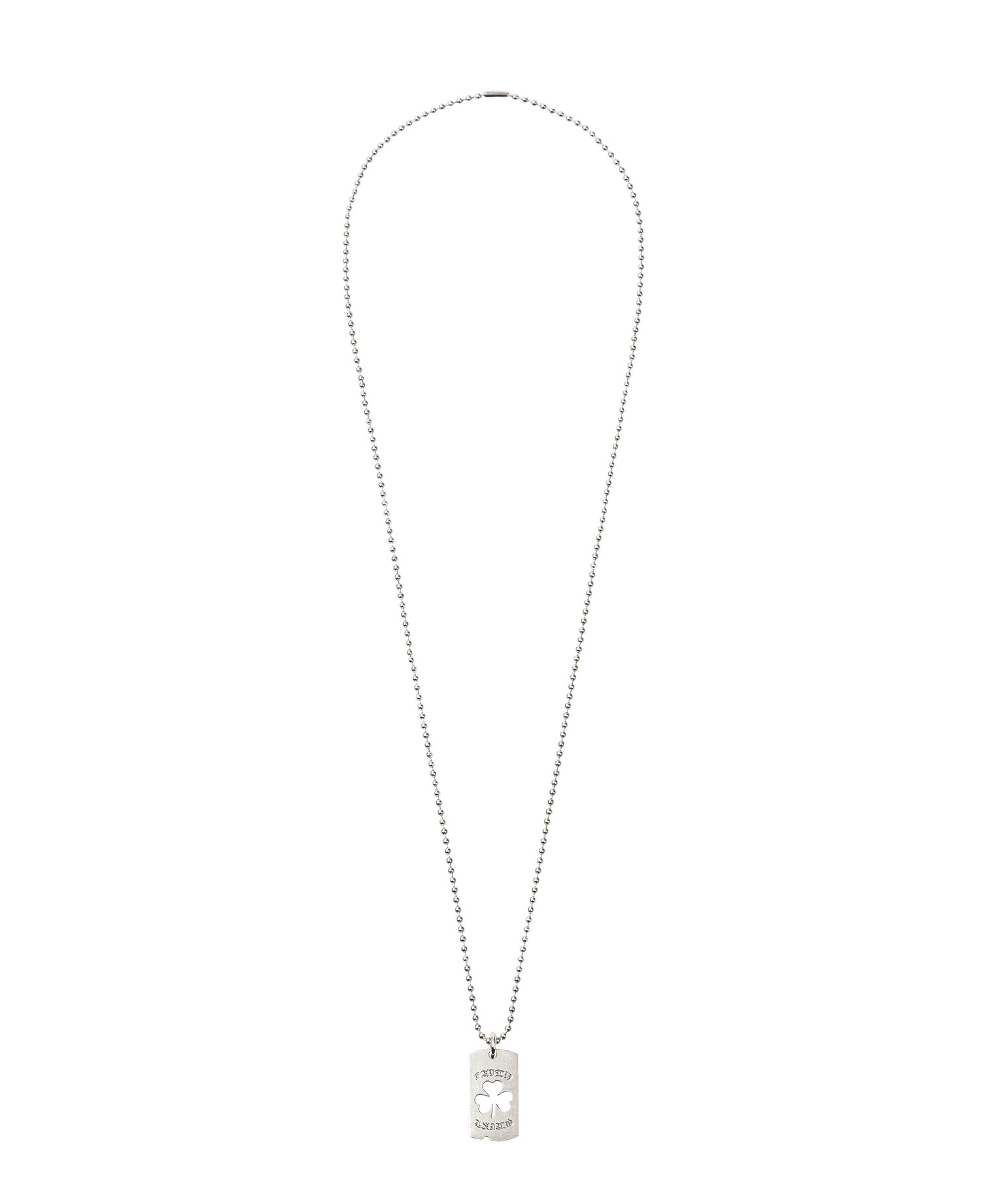 INSANE FAITH TAG NECKLACE