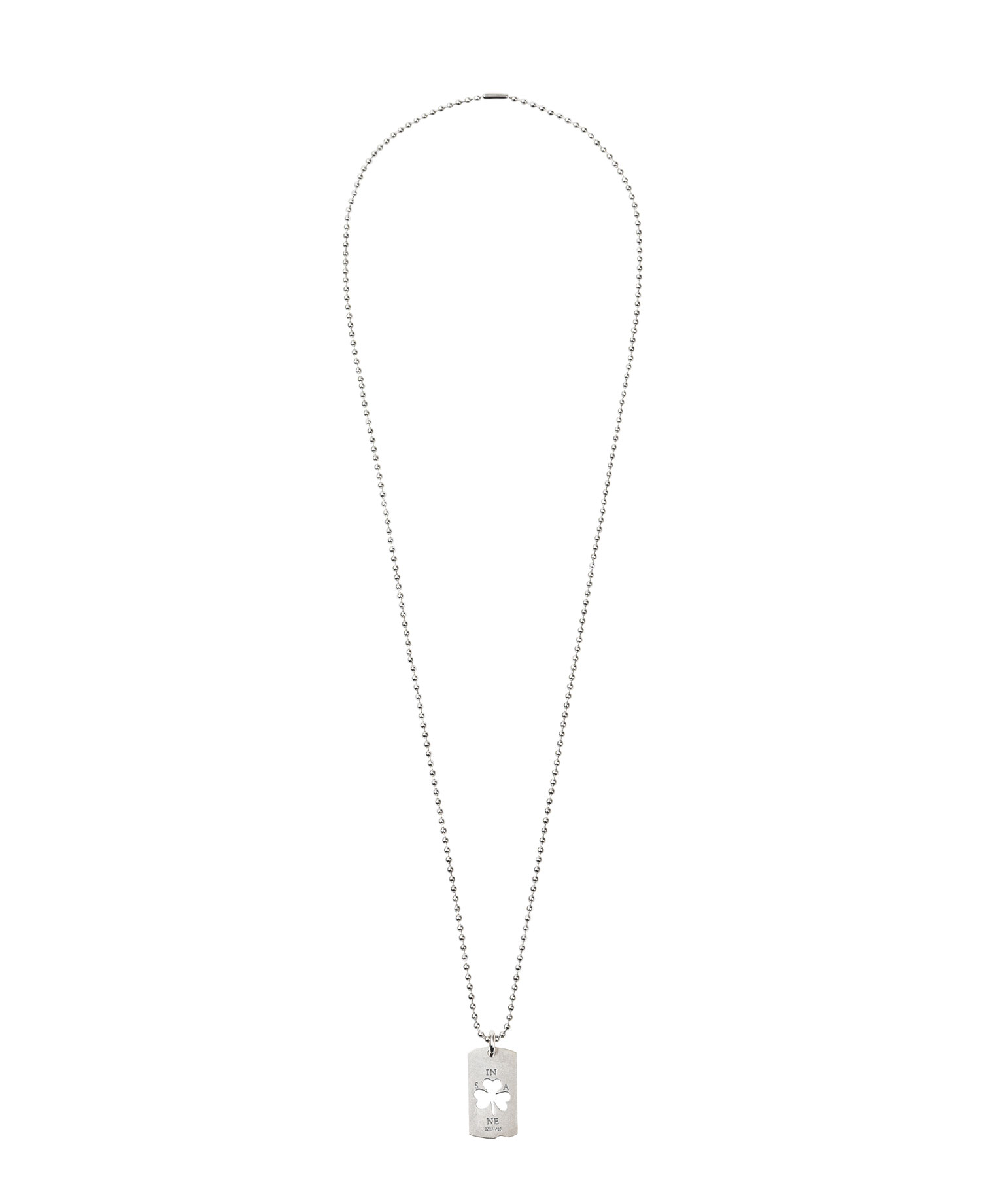 INSANE FAITH TAG NECKLACE