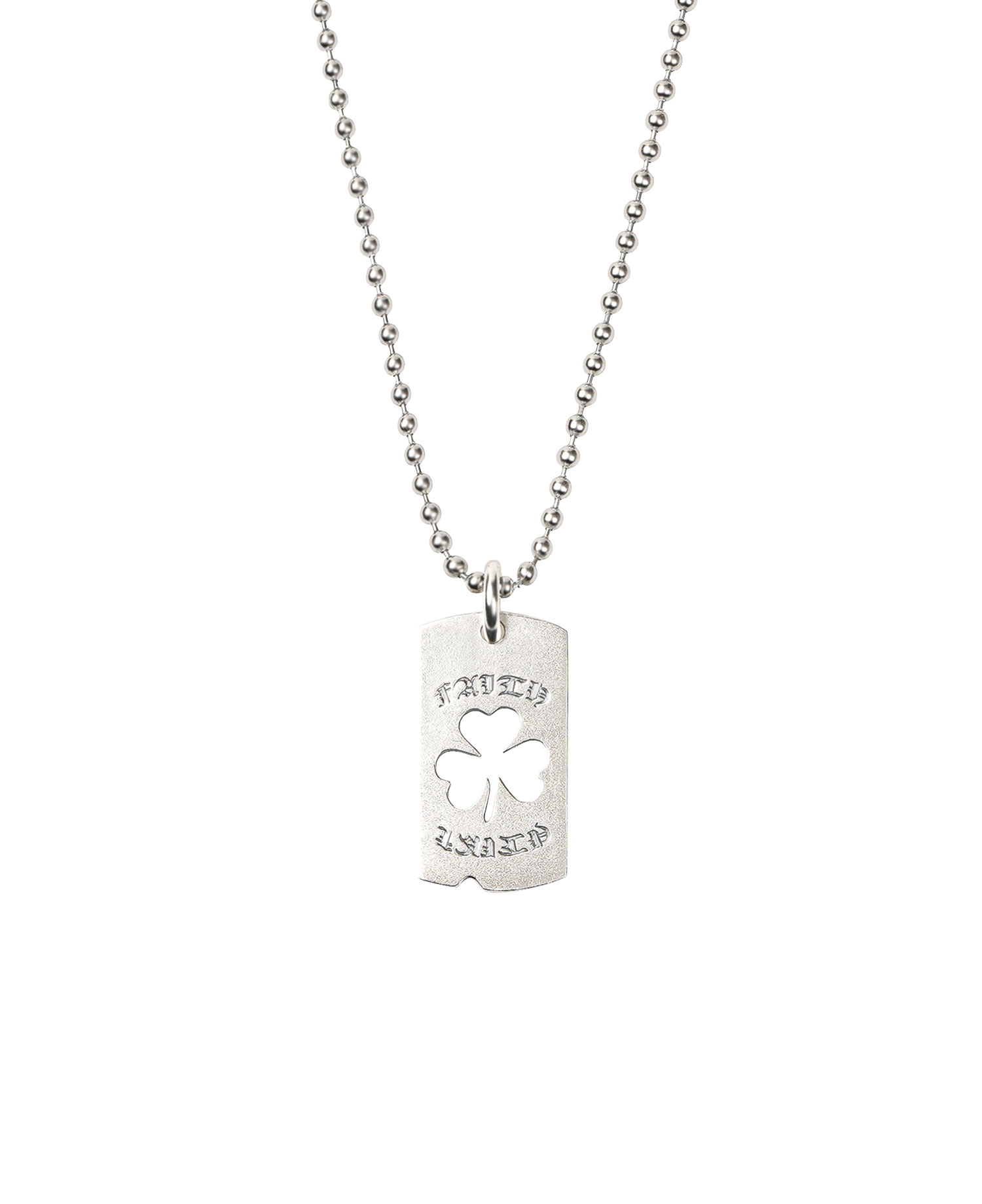 INSANE FAITH TAG NECKLACE