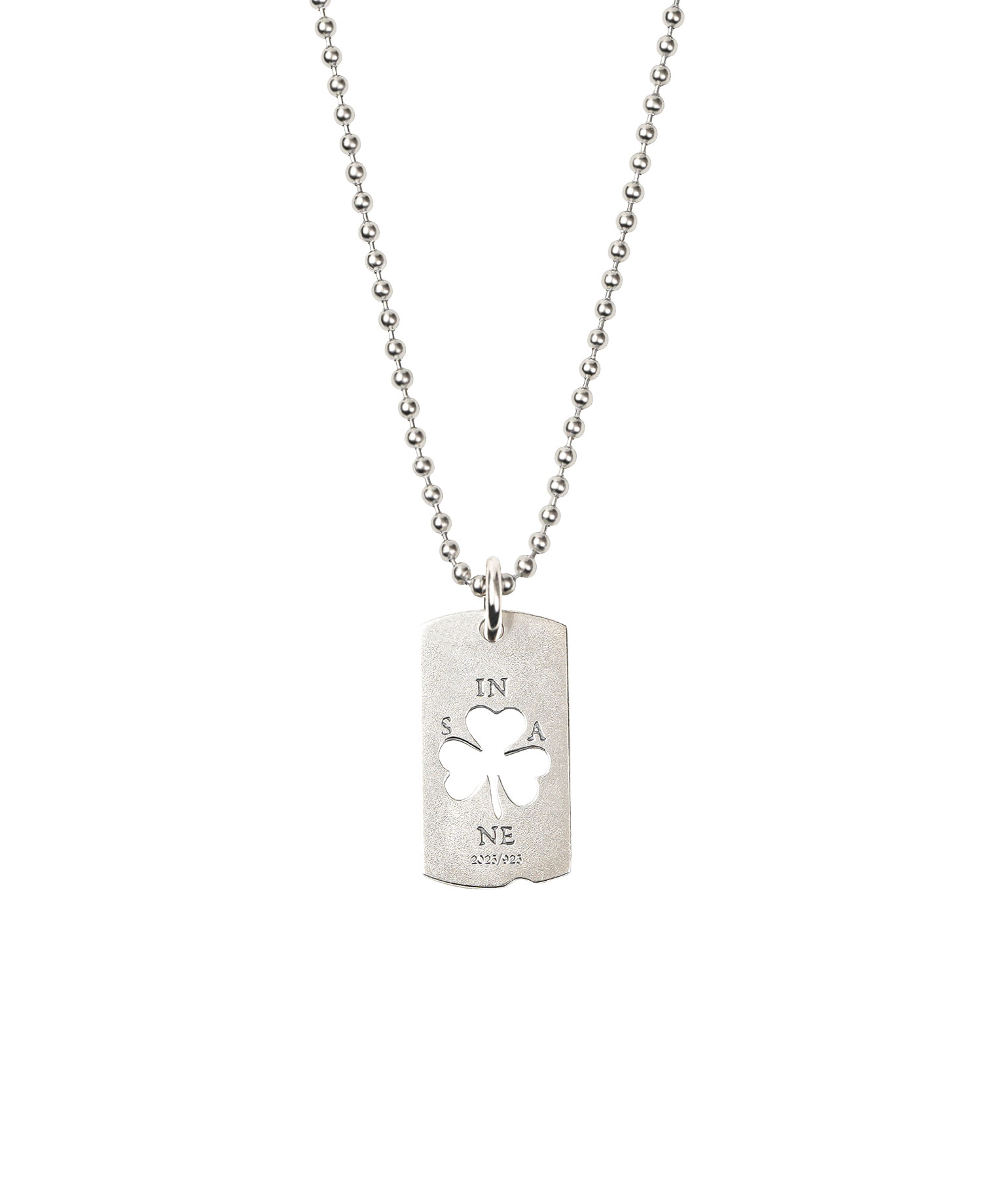 INSANE FAITH TAG NECKLACE