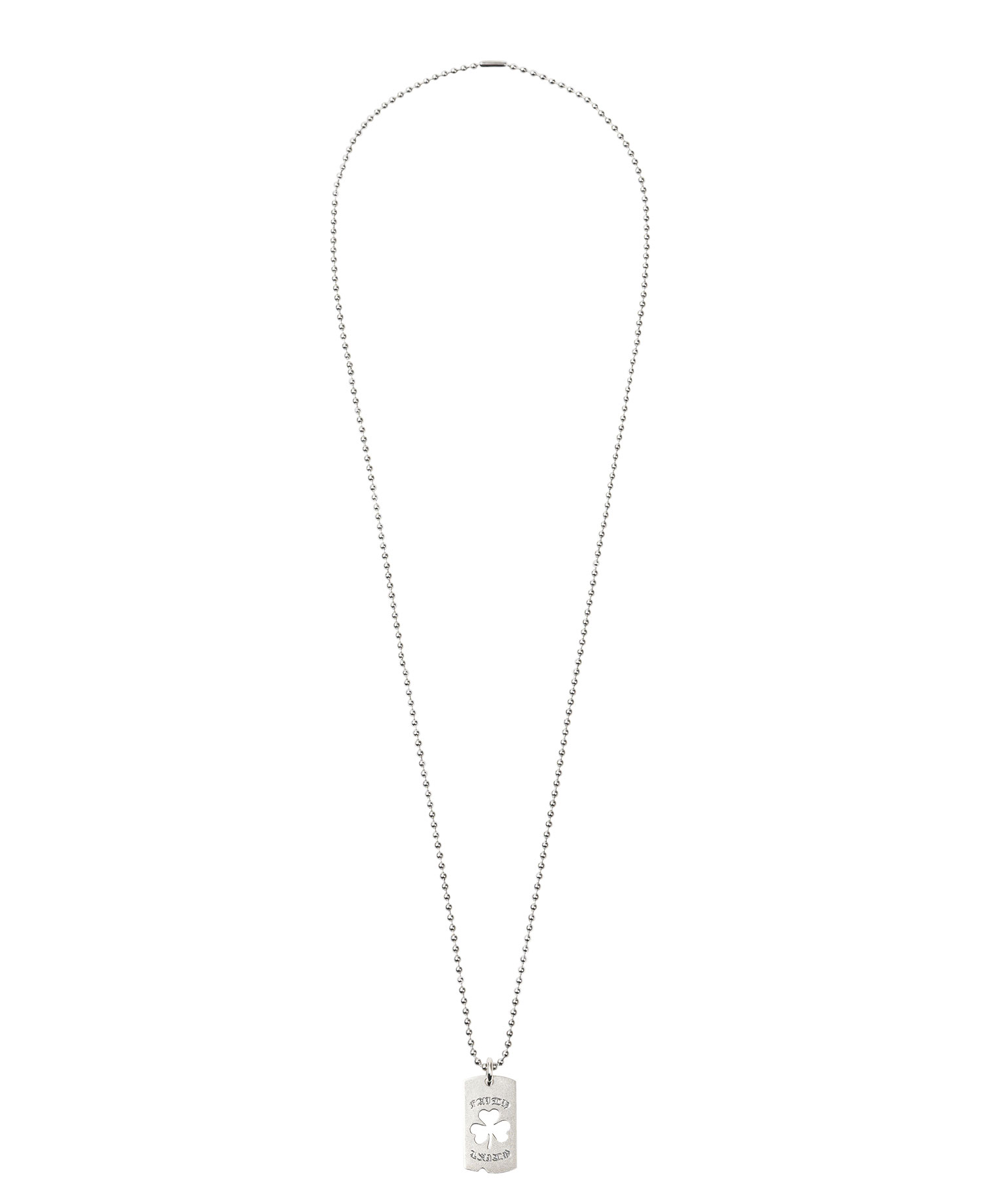 INSANE FAITH TAG NECKLACE