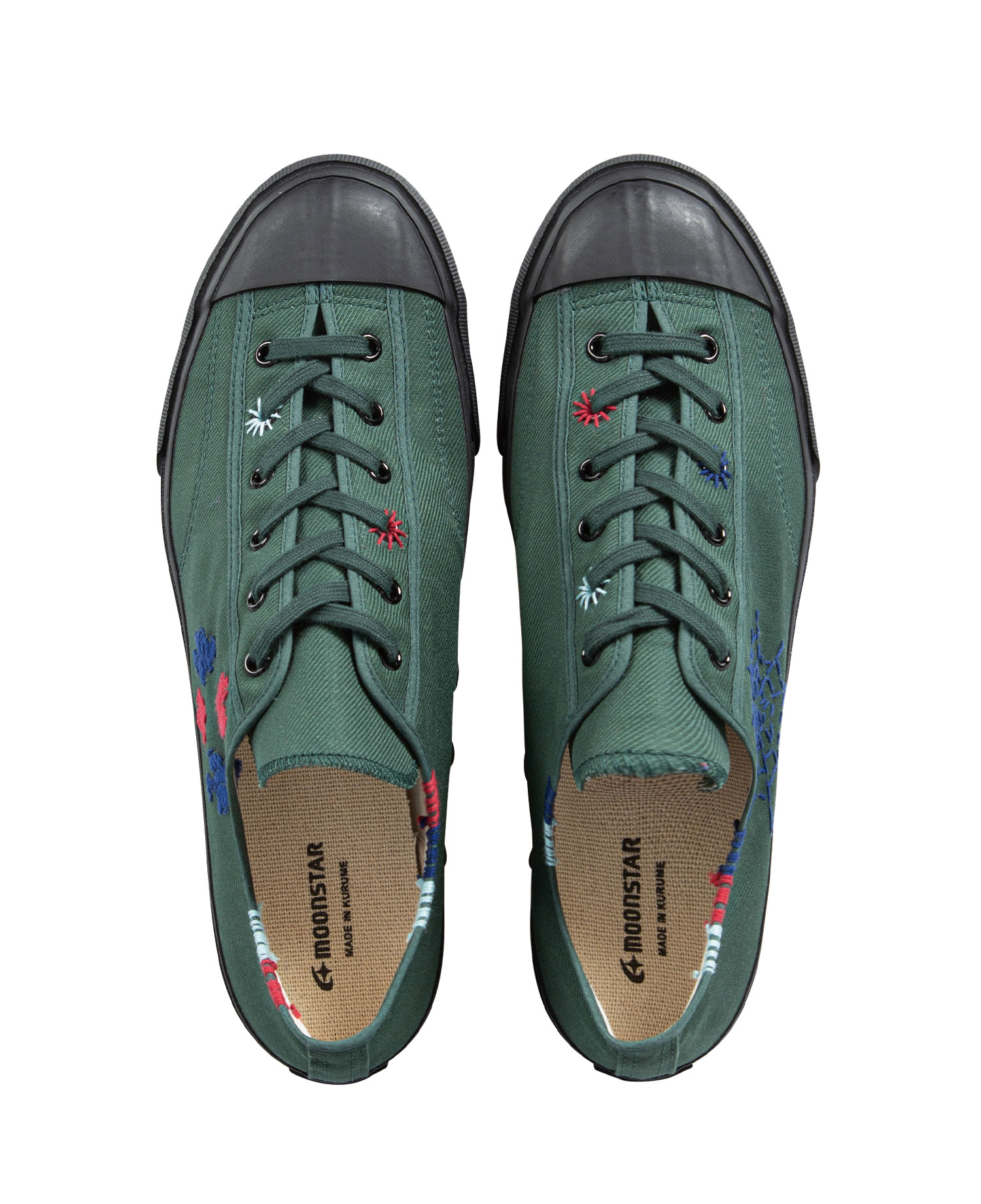 HAND-EMBROIDERED GYM CLASSIC_DARK GREEN