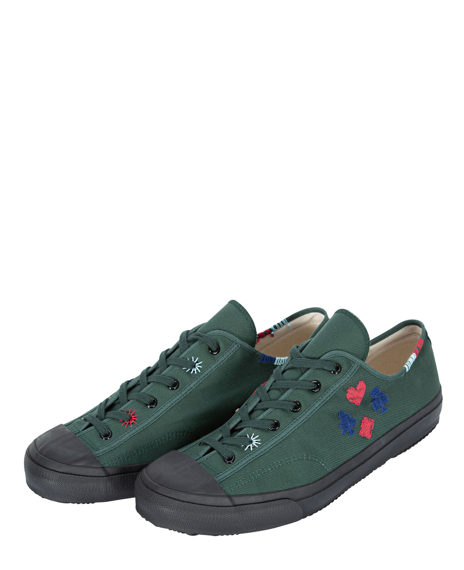 HAND-EMBROIDERED GYM CLASSIC_DARK GREEN