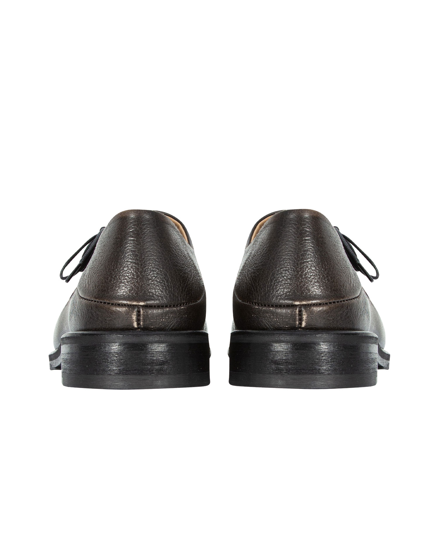 [NEGATIVETHREE] INSANE SYMBOL OBLIQUE DERBY SHOE