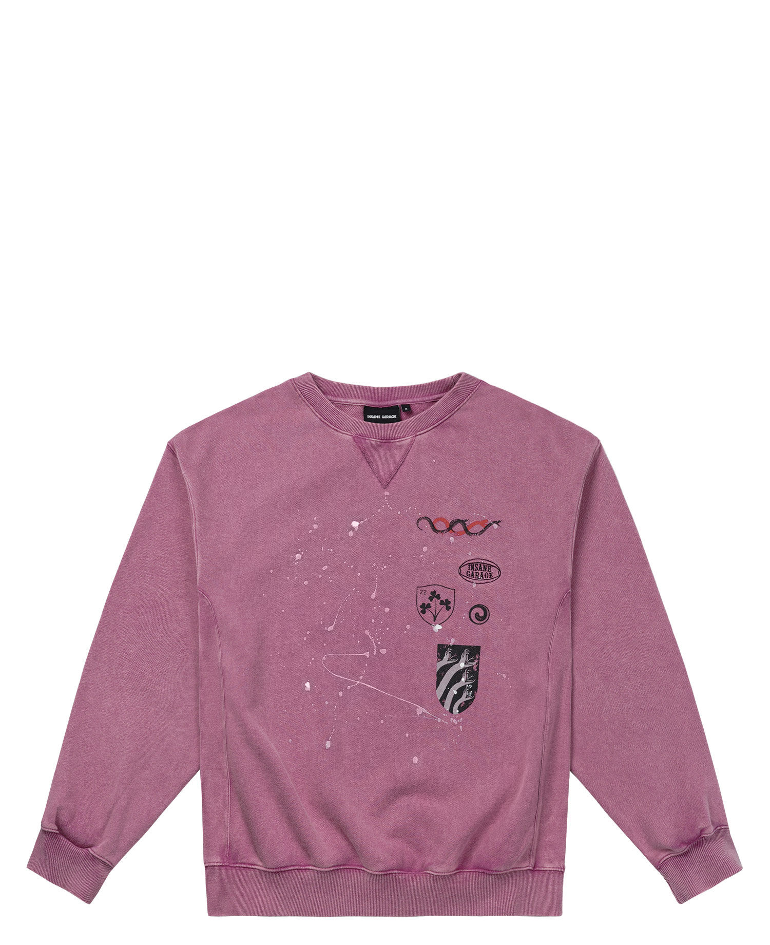 INSANE PAINTED GRAPHIC SWEAT SHIRT_PINK