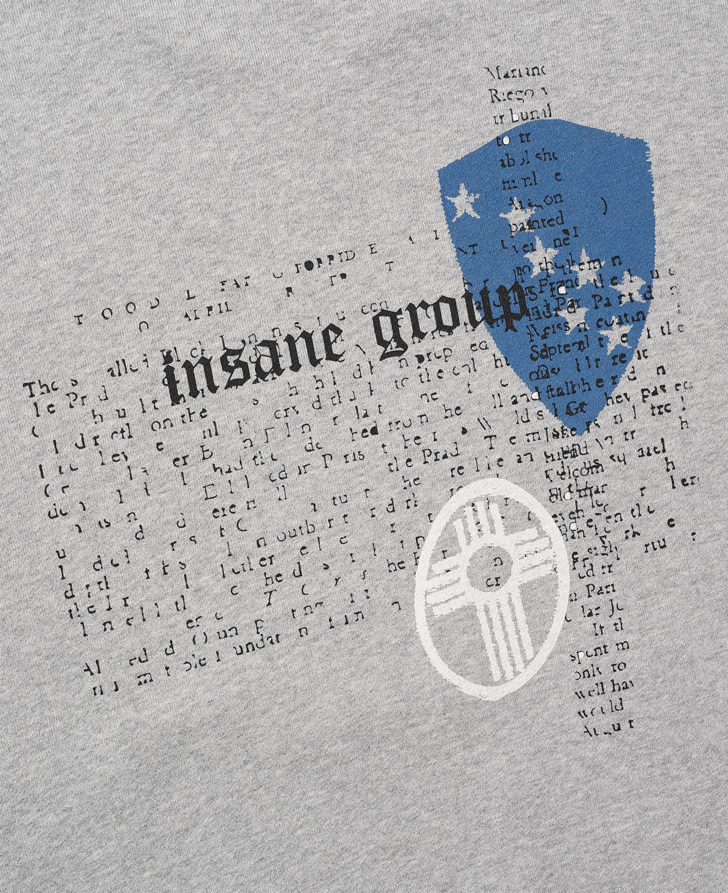 INSANE GRAPHIC SWEAT SHIRT_MELANGE GRAY