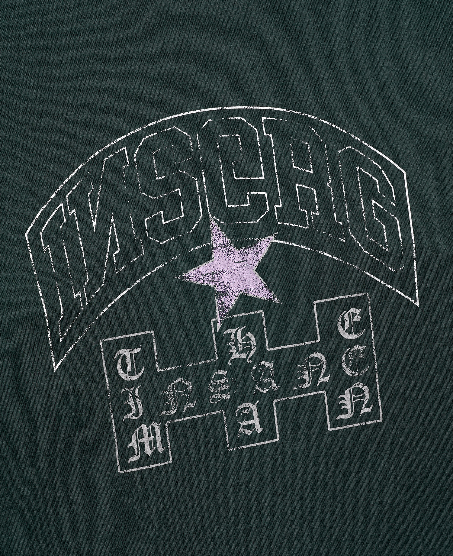 INSANE PENTAGRAM LAYERED LONG SLV_GREEN