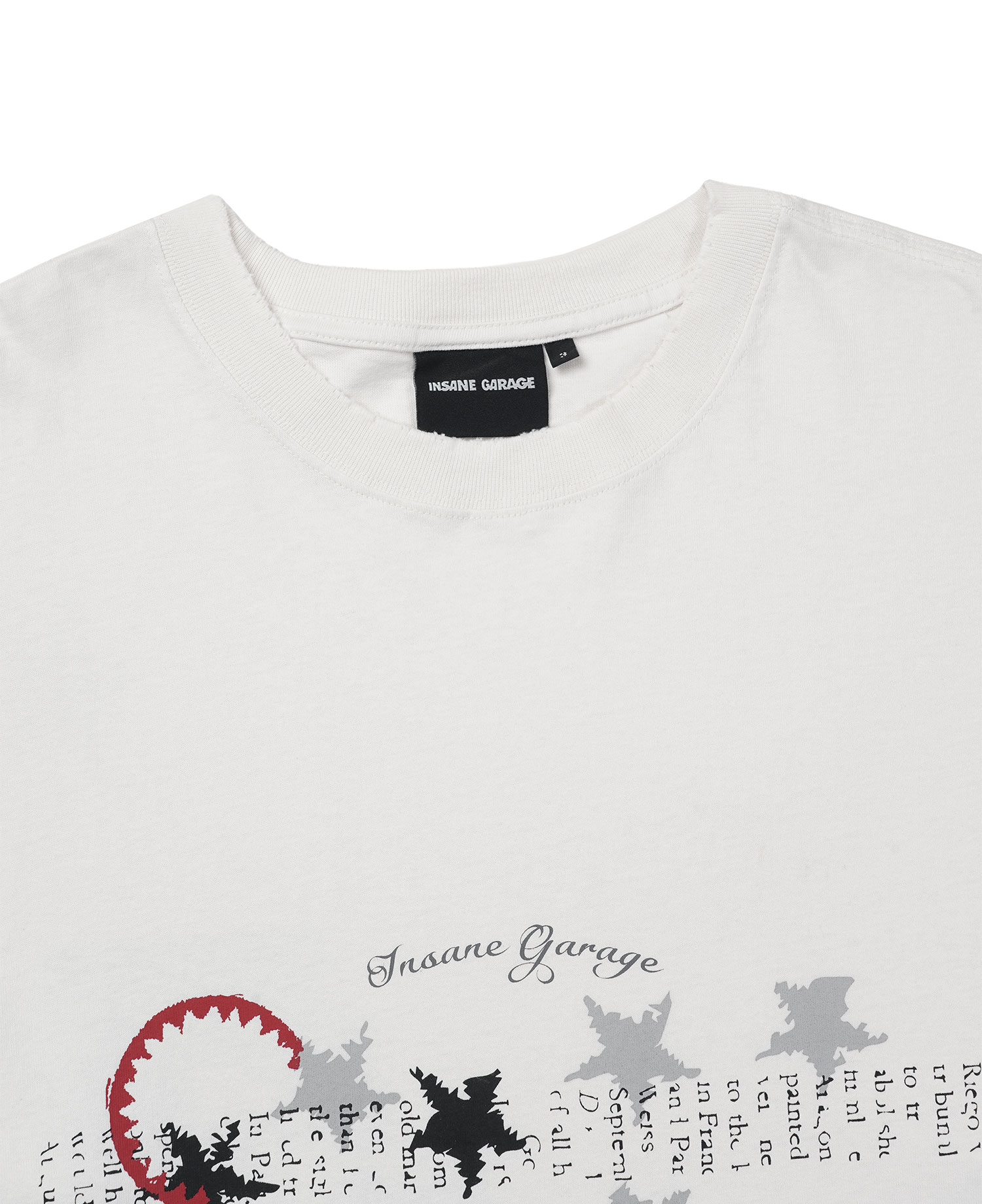 INSANE STAR GRAPHIC LONG SLV_IVORY