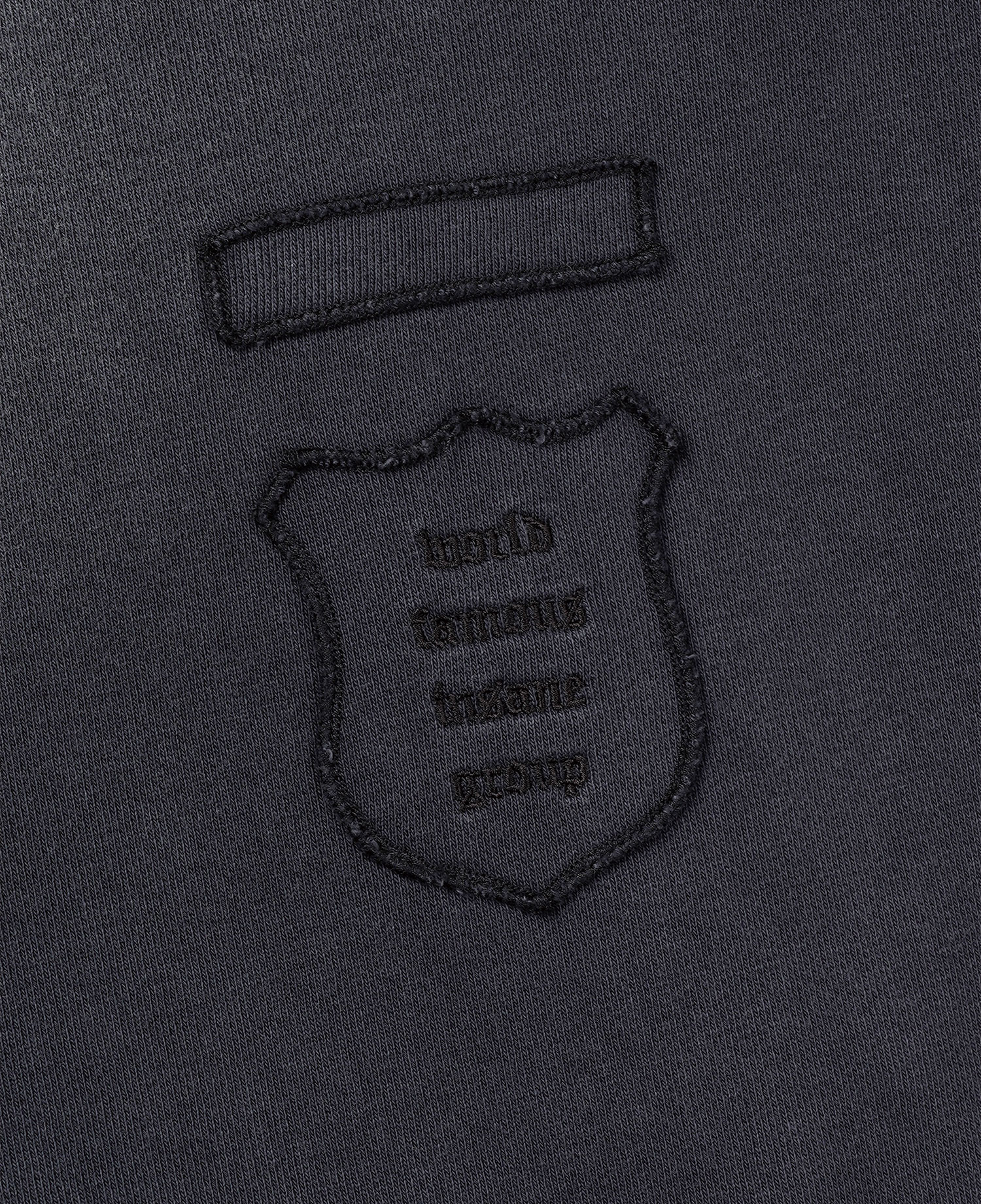 INSANE QUILTED SWEAT COACH JACKET_WASHED BLACK