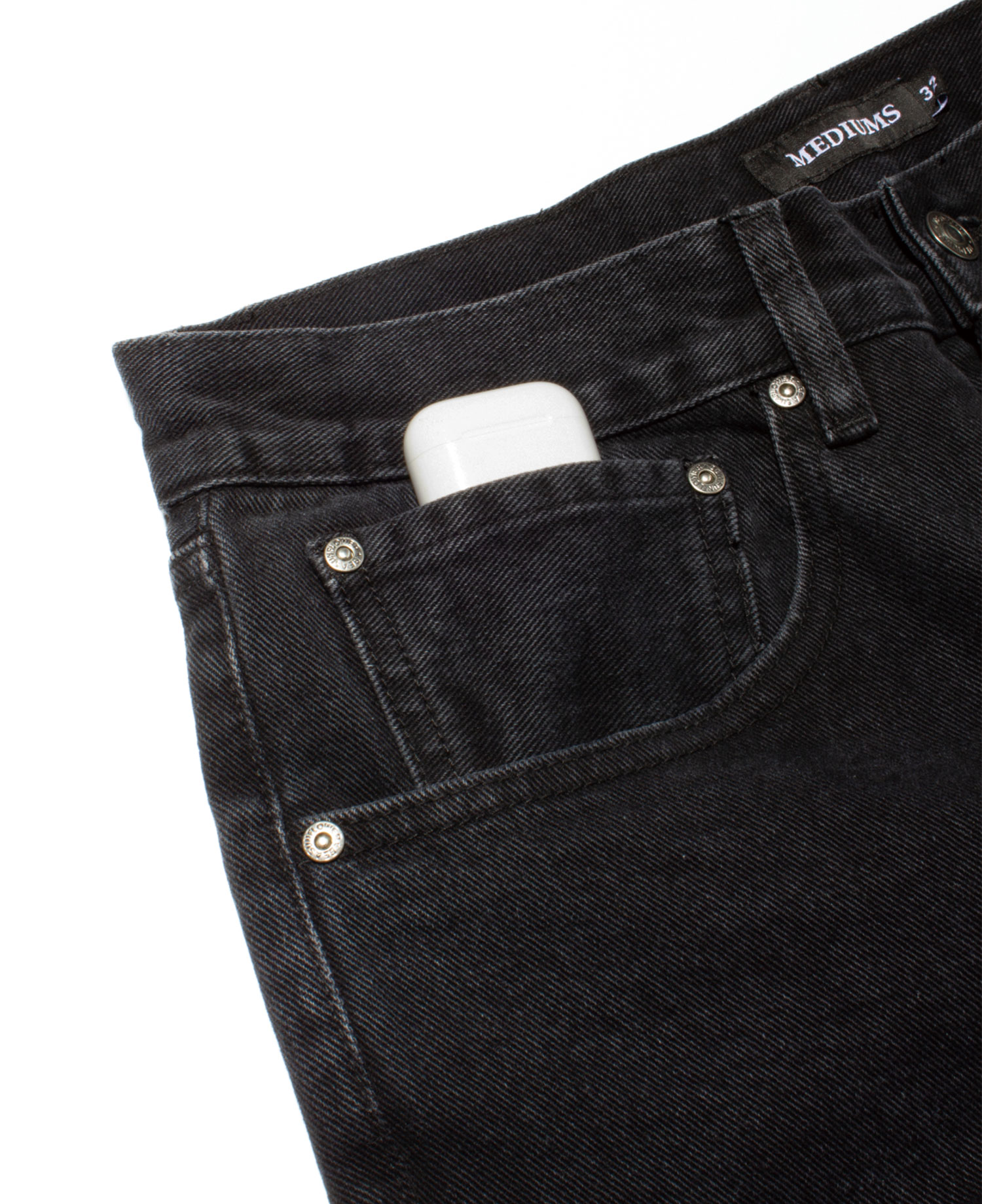 [MEDIUMS] SUN DANCE DENIM PANTS - BLACK