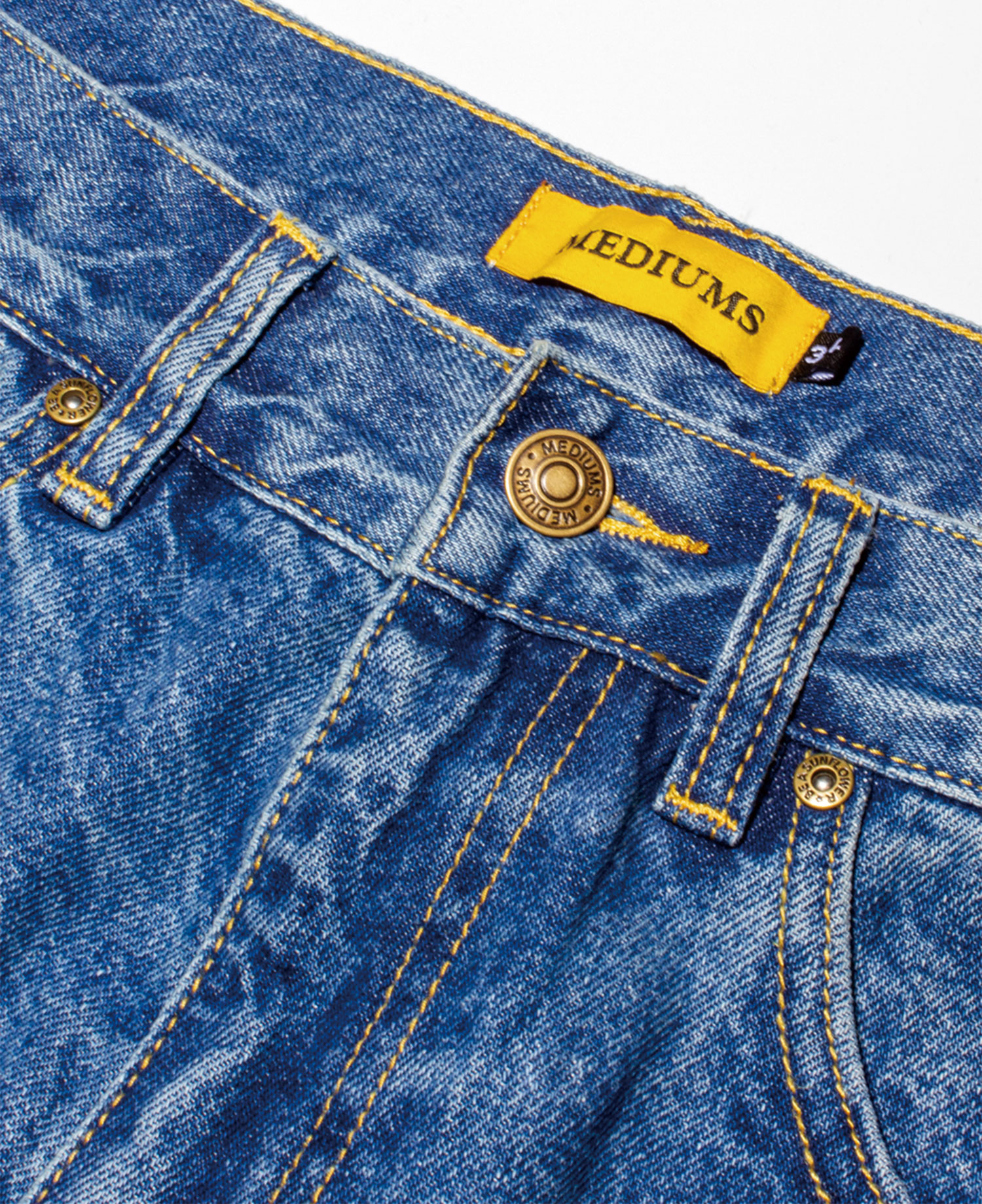 [MEDIUMS] SUN DANCE DENIM PANTS - MEDIUM STONEWASH